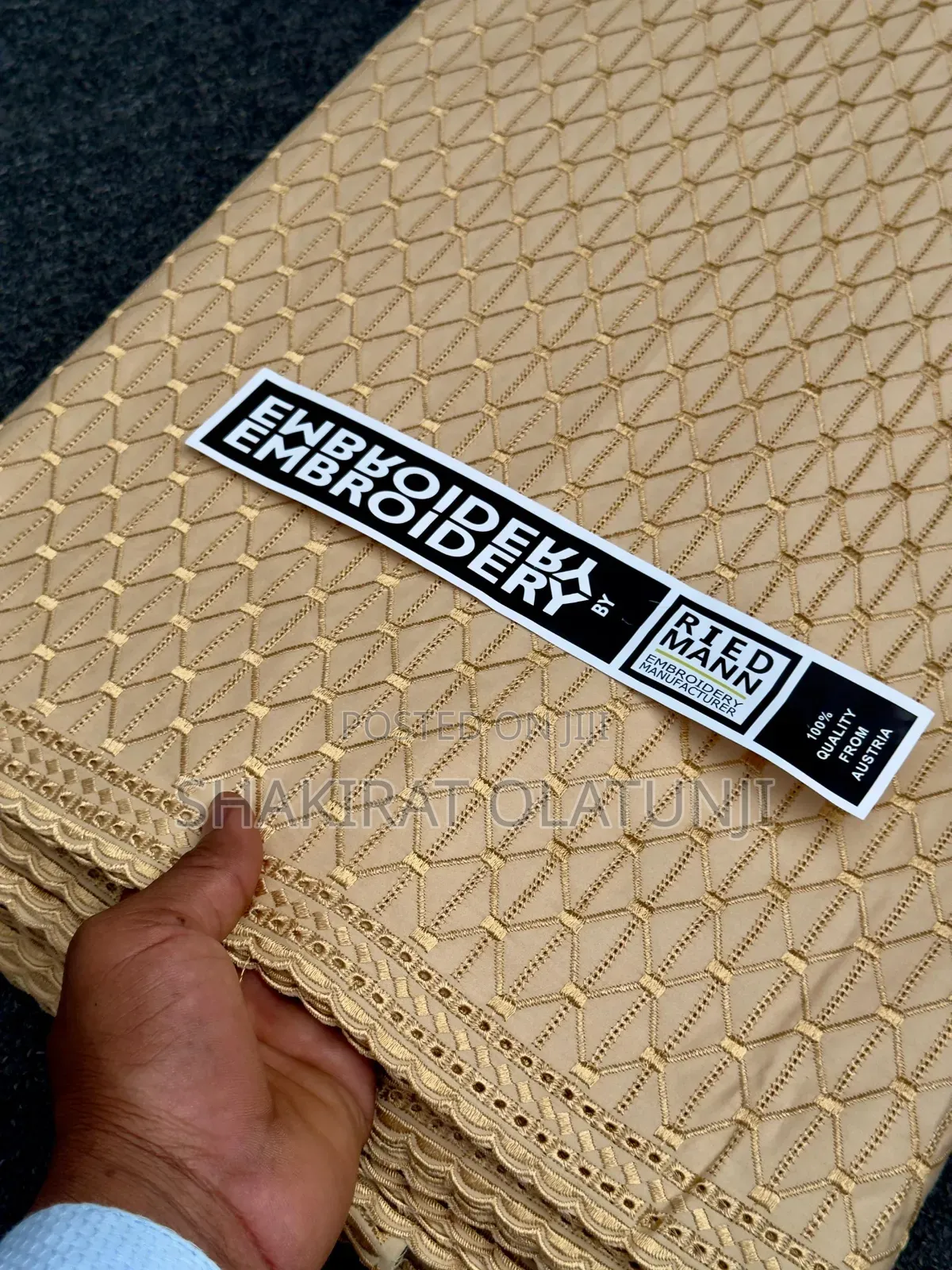 Premium Quality Italian Jimmy Carter Lace /#25000 Per Yard