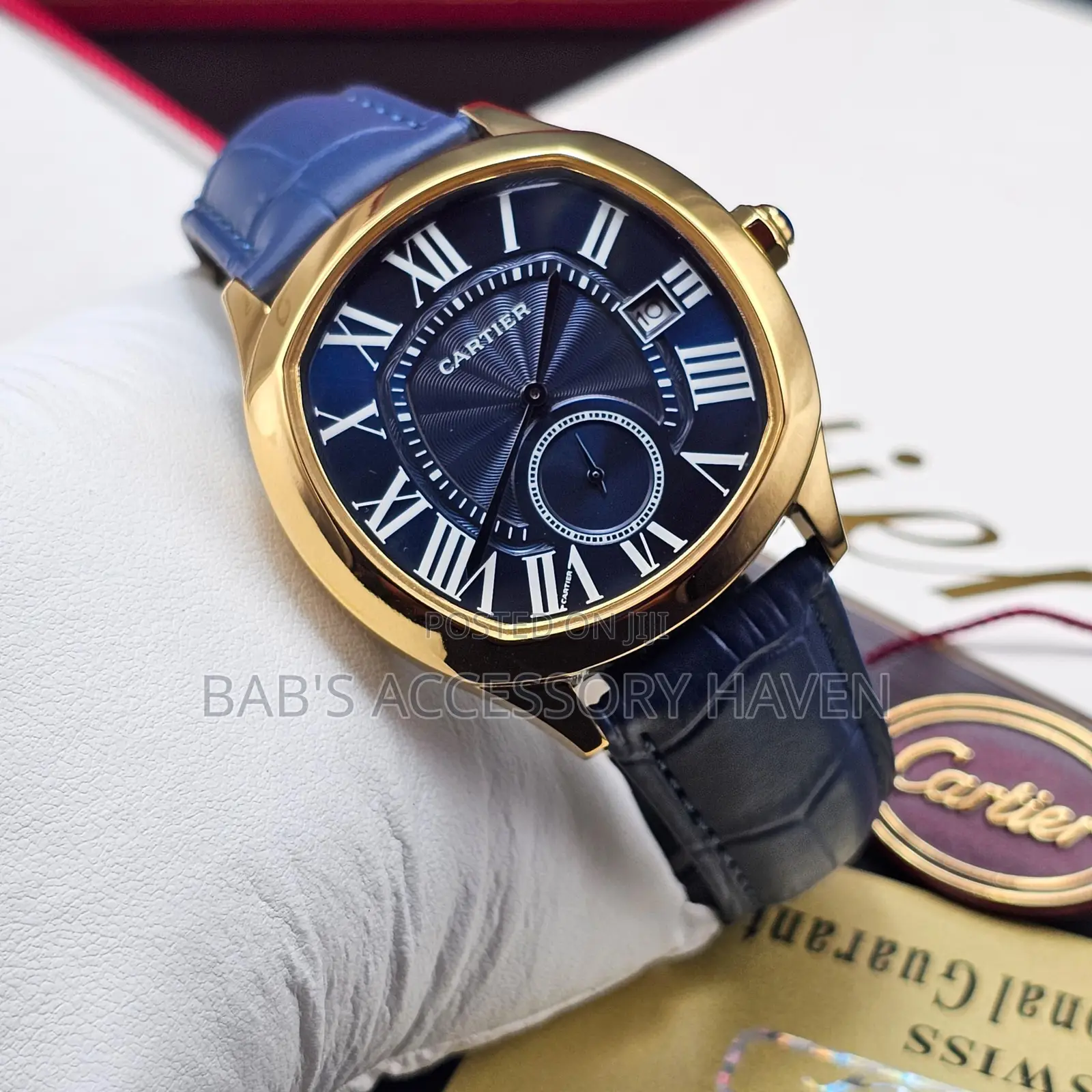 Cartier Leather Watch