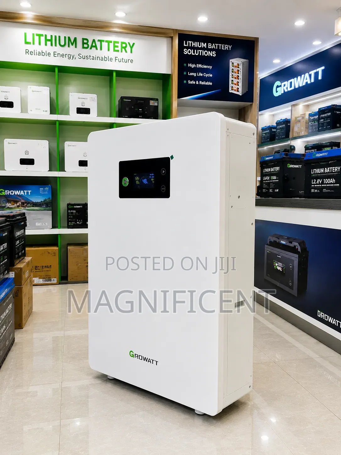 Growatt 14.3kwh 51.2v Lithium Battery Premium Lifepo4 Solar Energy Sto