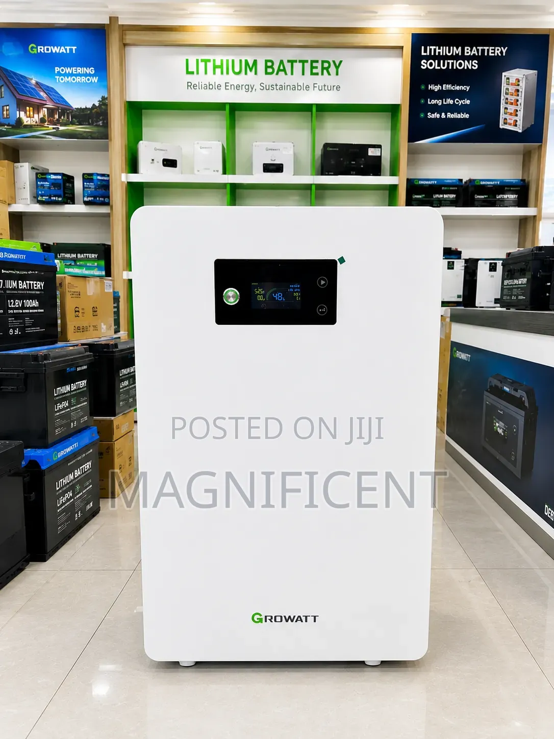 Growatt 14.3kwh 51.2v Lithium Battery Premium Lifepo4 Solar Energy Sto