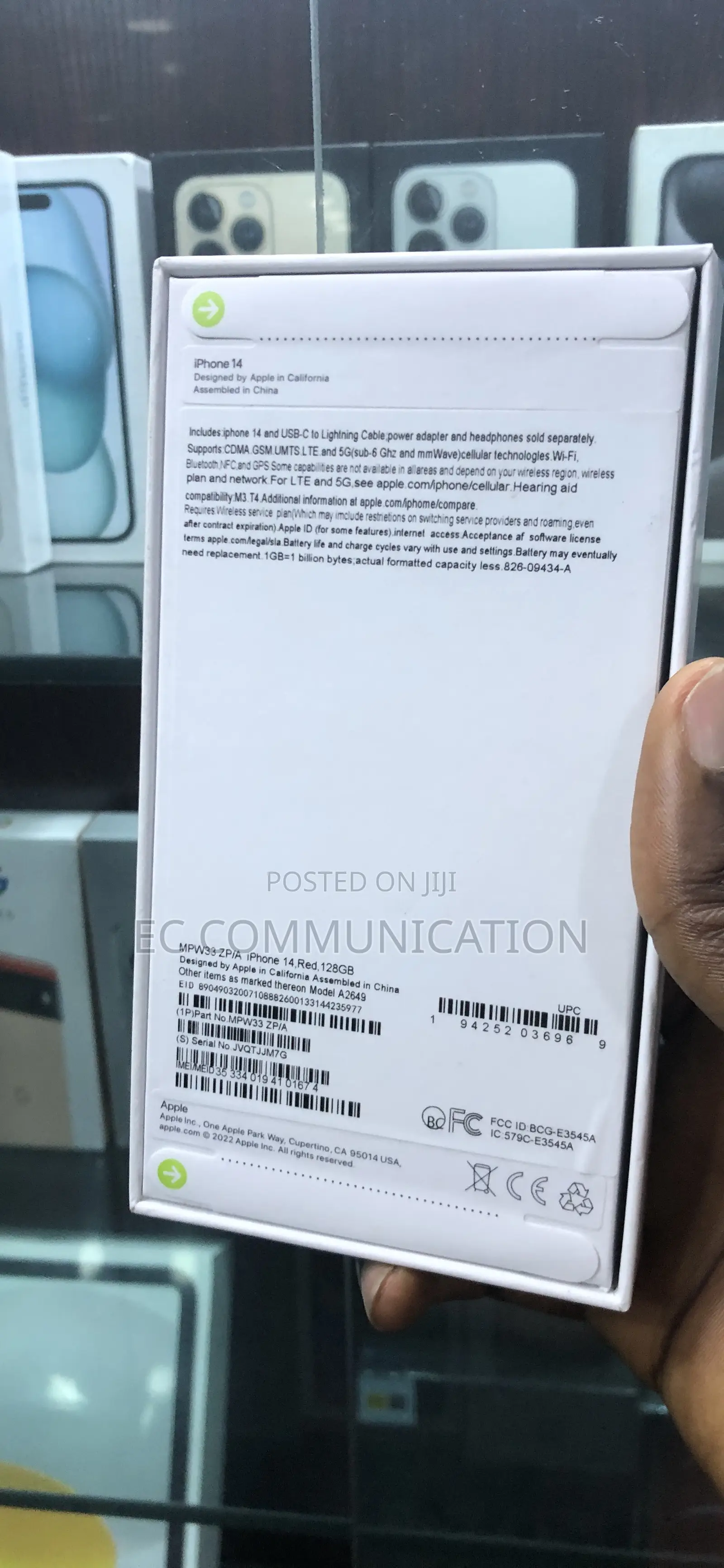 New Apple iPhone 14 128 GB Red