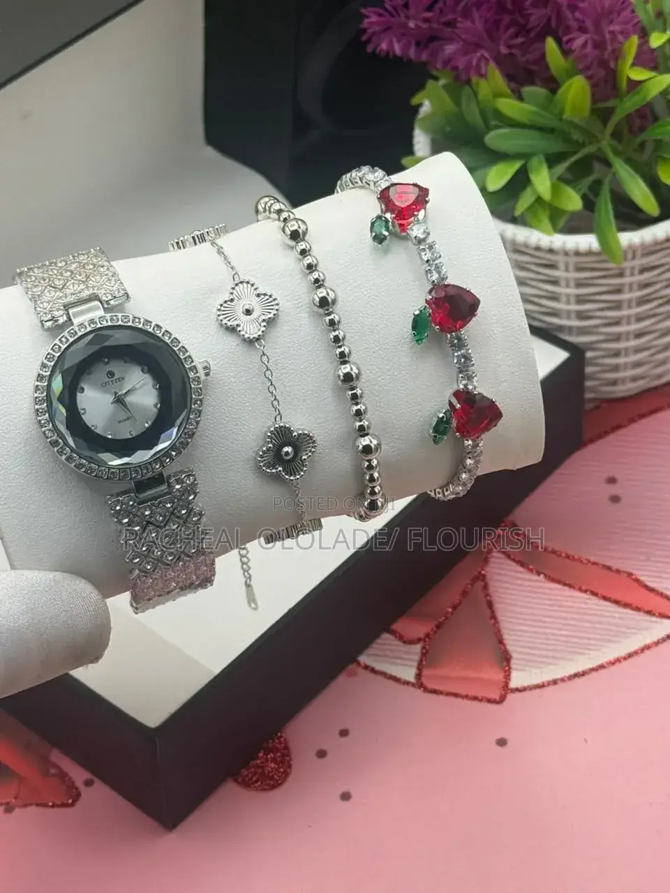 Elegant Female Hand Wristwatch