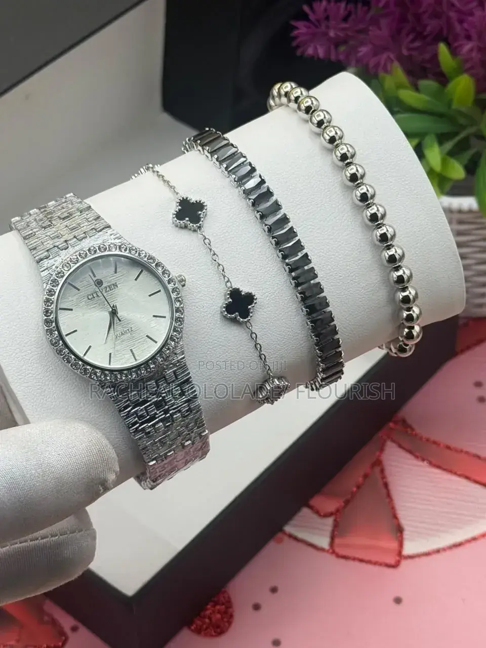 Elegant Female Hand Wristwatch