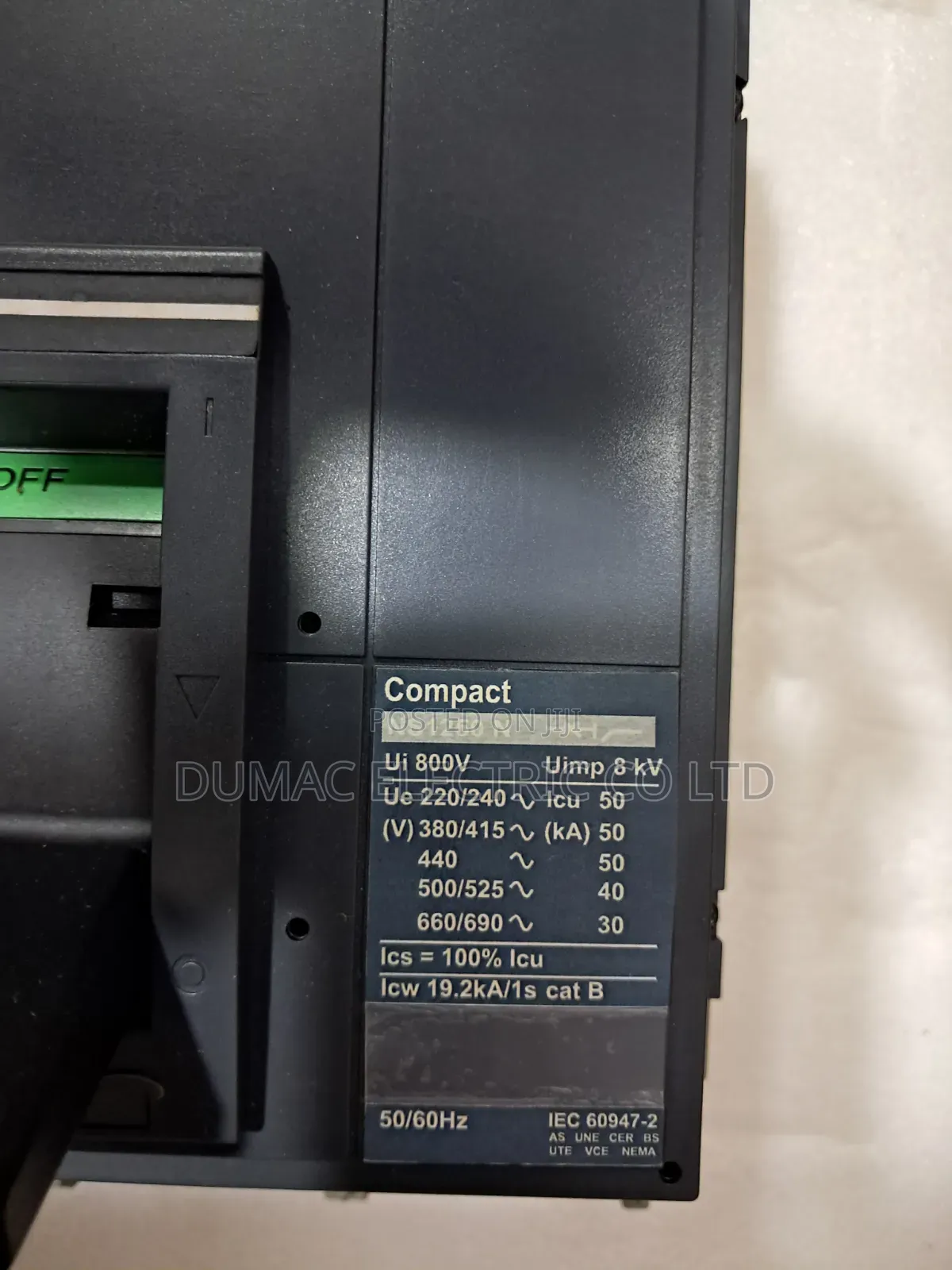 1250amp 3pole Schneider McCb Breaker