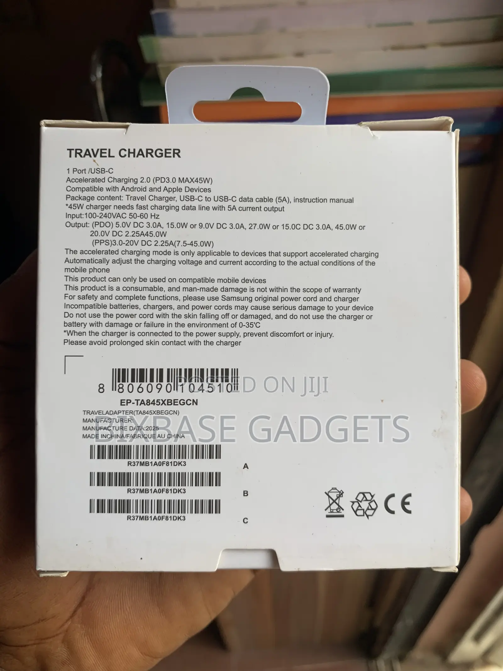 45w Pd Type C Charger