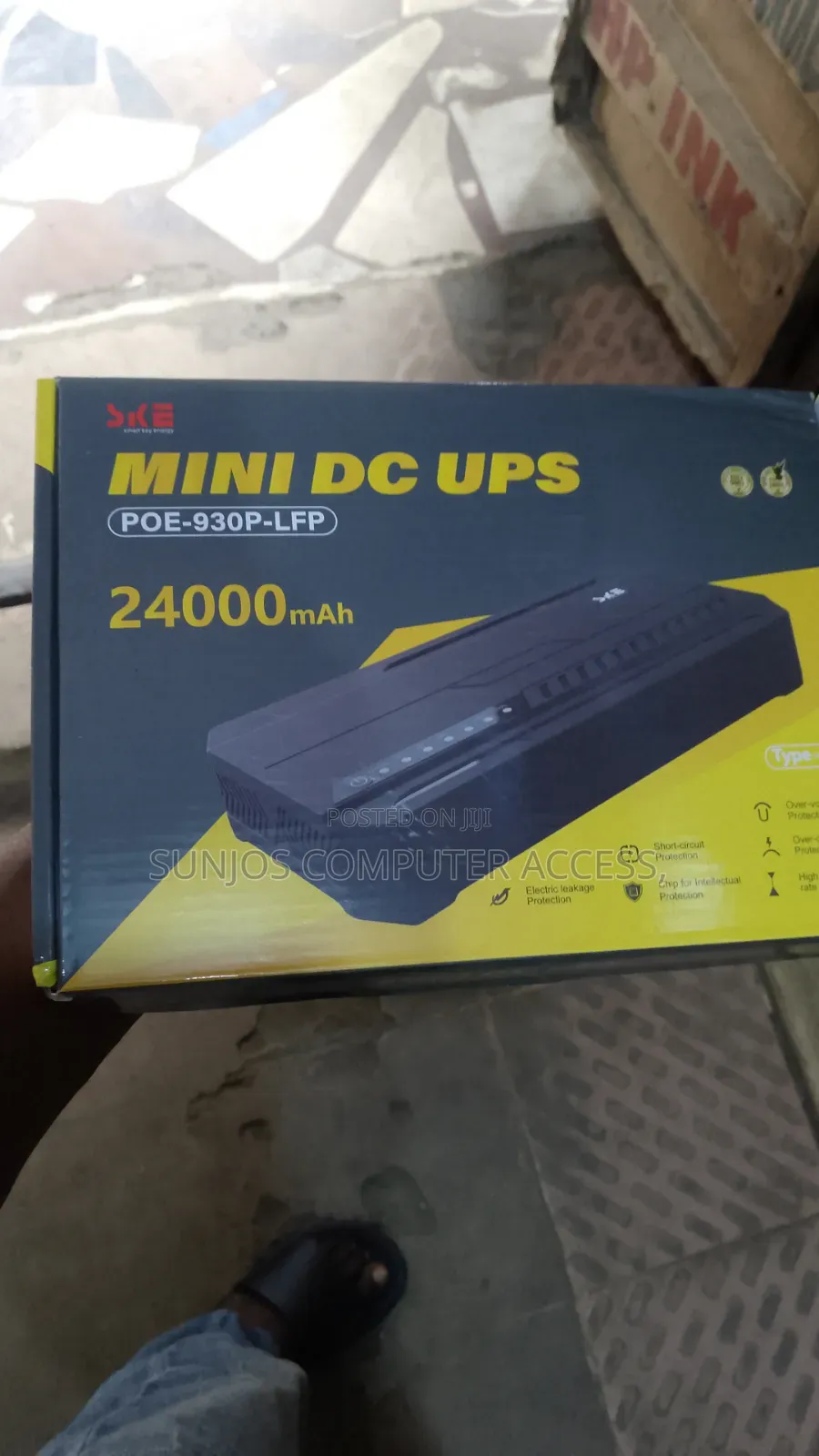 Ske Mini Dc Ups Power Bank Router 24000mah