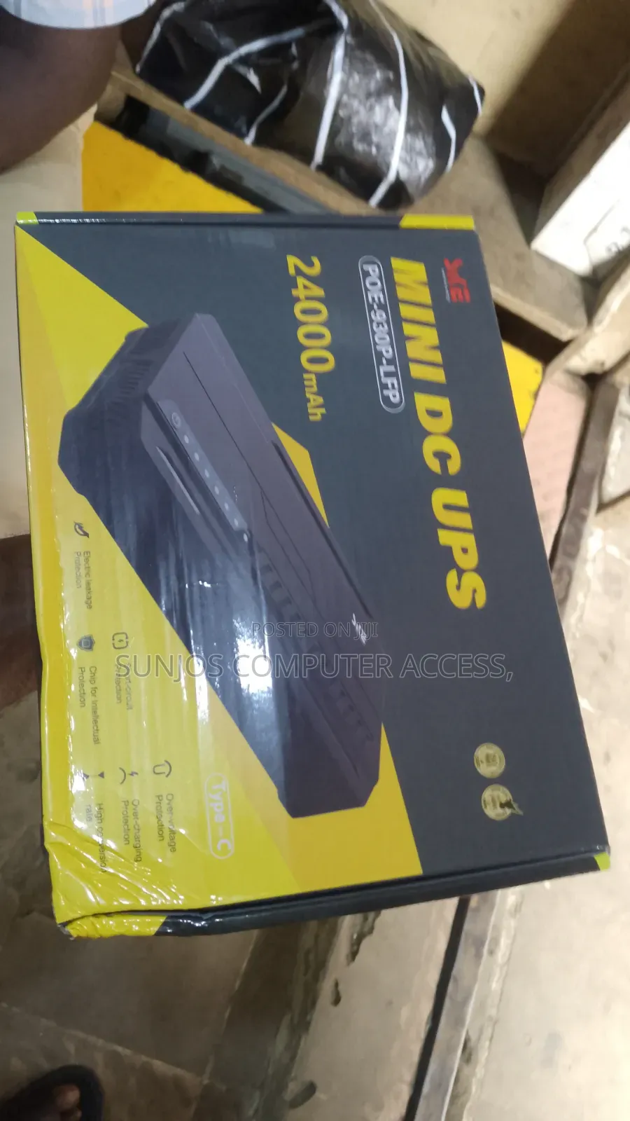 Ske Mini Dc Ups Power Bank Router 24000mah