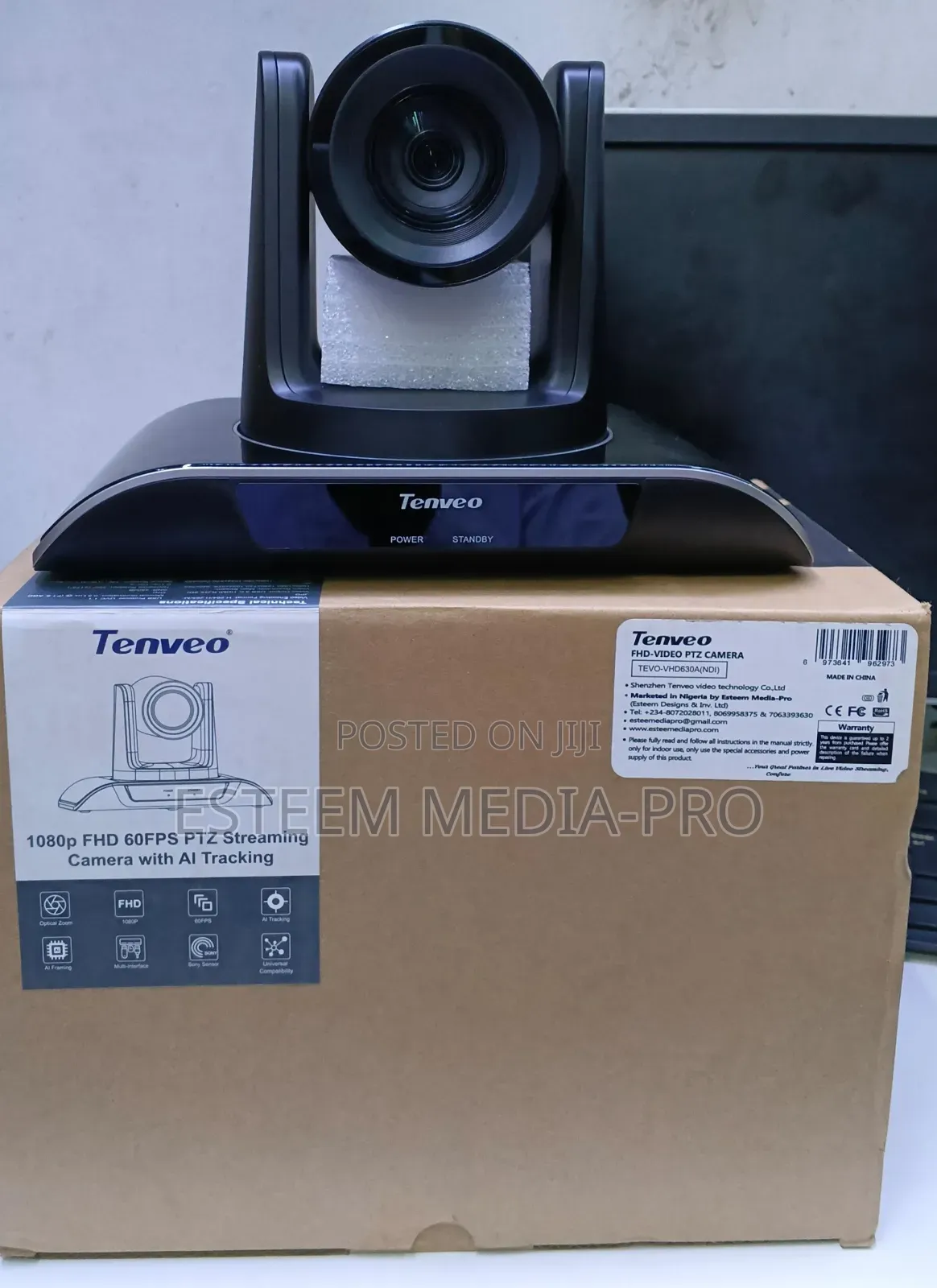 Tenveo Tevo-vhd630a Ai-powered Ndihx 30x Ptz Camera Live Streaming