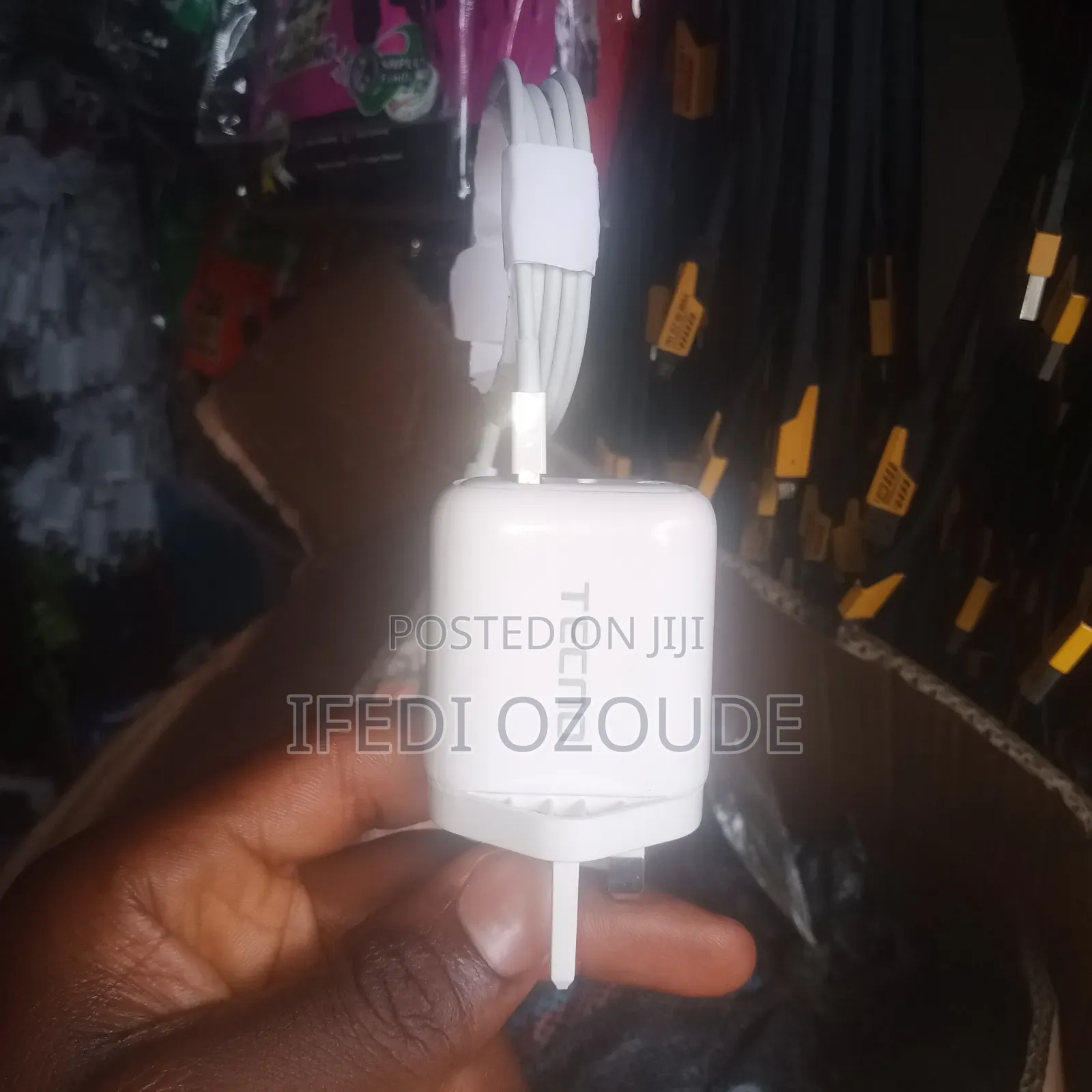 Tecno Fast Charger With Usb Cable