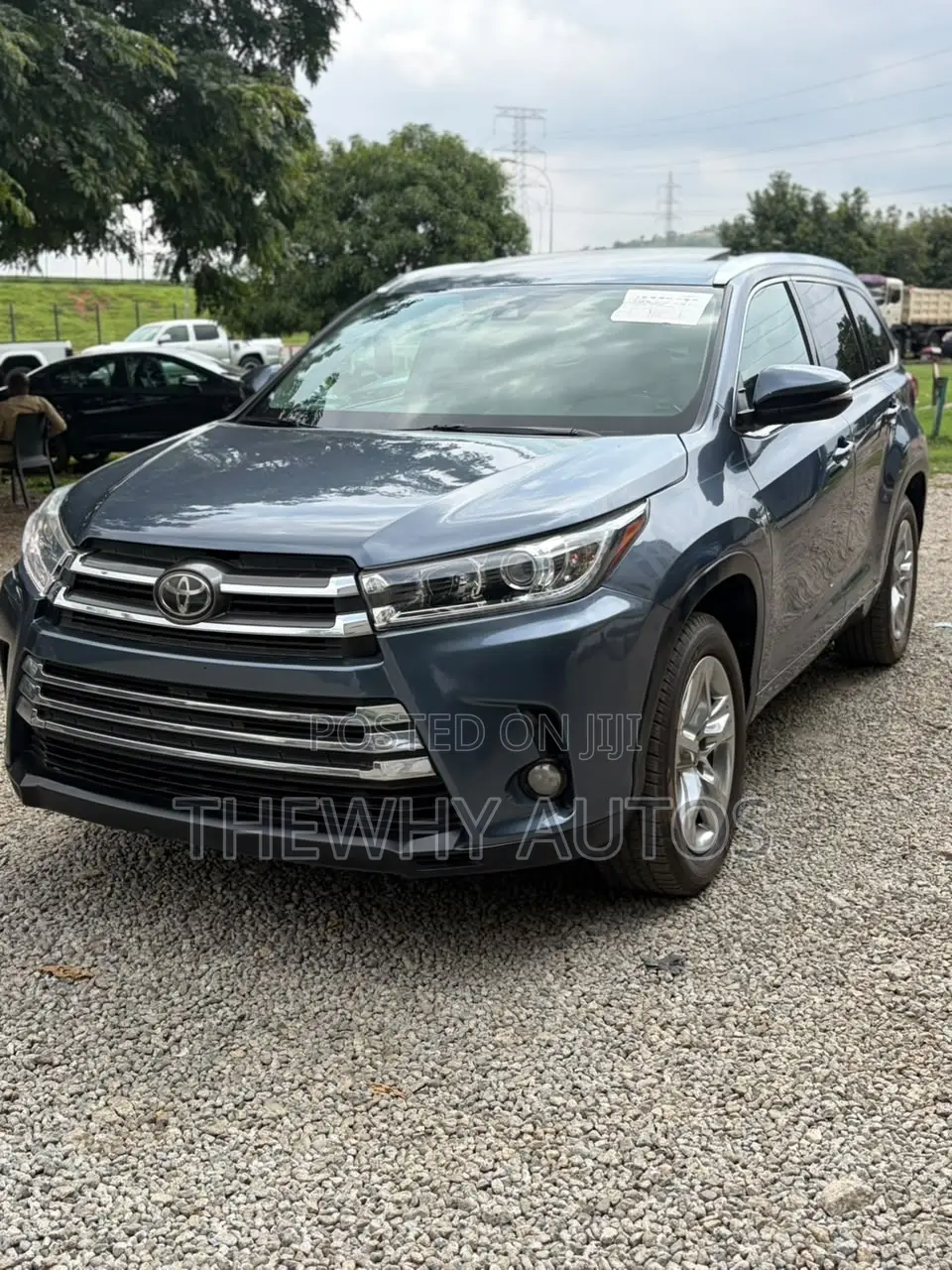 Toyota Highlander Limited 4x2 V6 (3.5L 6cyl 8A) 2017 Blue