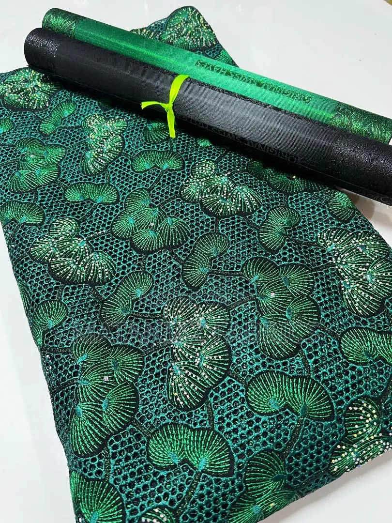Swiss Lace Fabric | Asoebi Lace Material | Bridal Party Wear