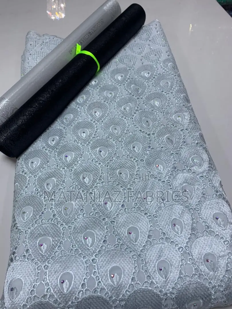 Swiss Lace Fabric Luxury Asoebi Material | Bridal Party Lace