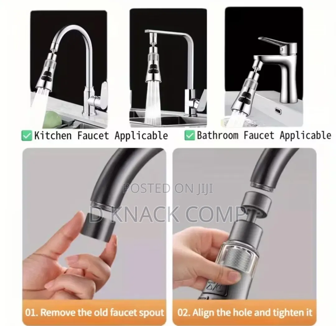 Stainless Water Faucet Extender and Filter