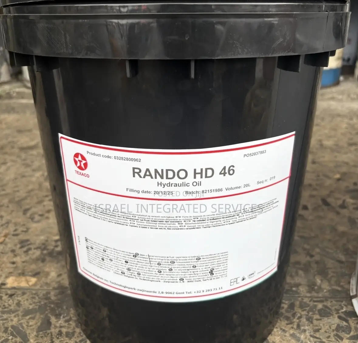 Texaco Rando Hd 46 Hydraulic Oil