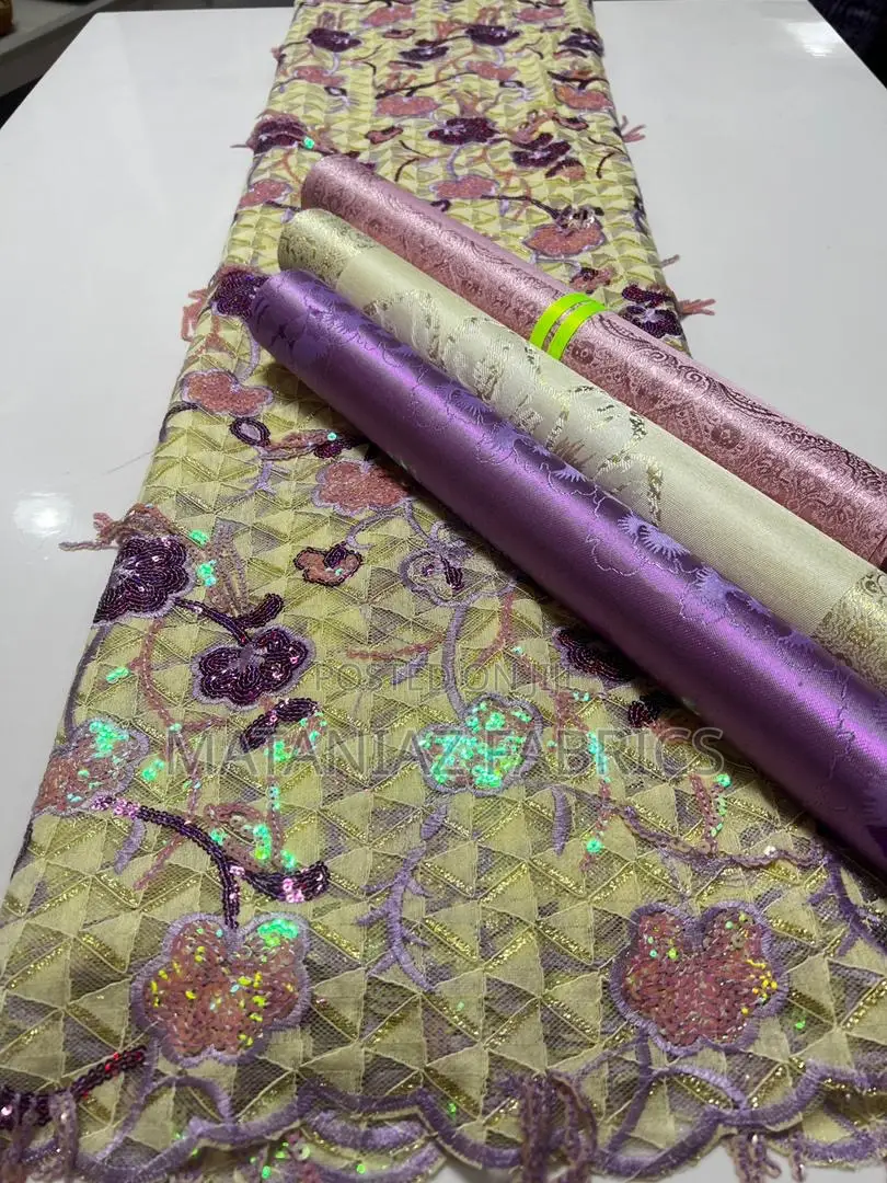 Chantilly Lace Fabric |Luxury Asoebi Lace |Bridal Party Wear