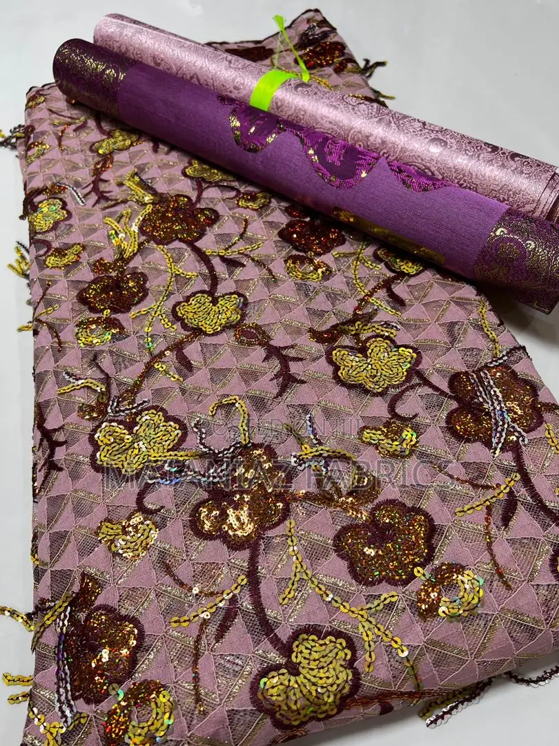 Chantilly Lace Fabric |Luxury Asoebi Lace |Bridal Party Wear