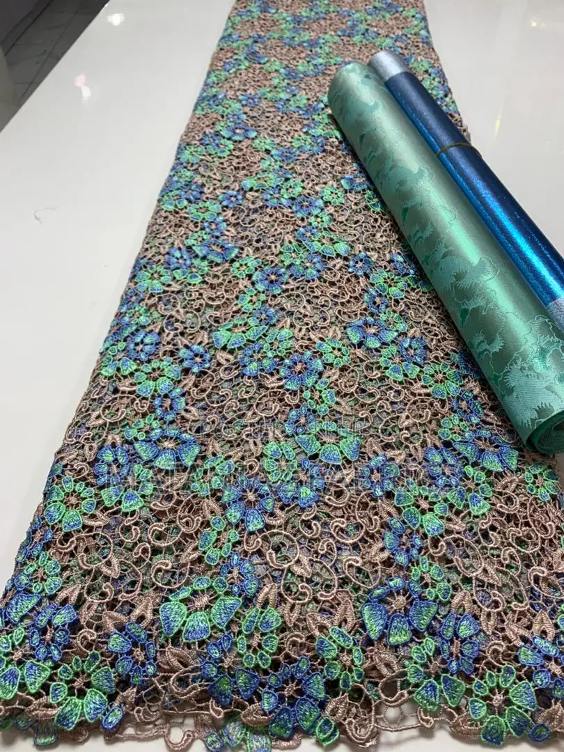 Guipure Lace Fabric |Luxury Asoebi Material| Bridal Party Wear