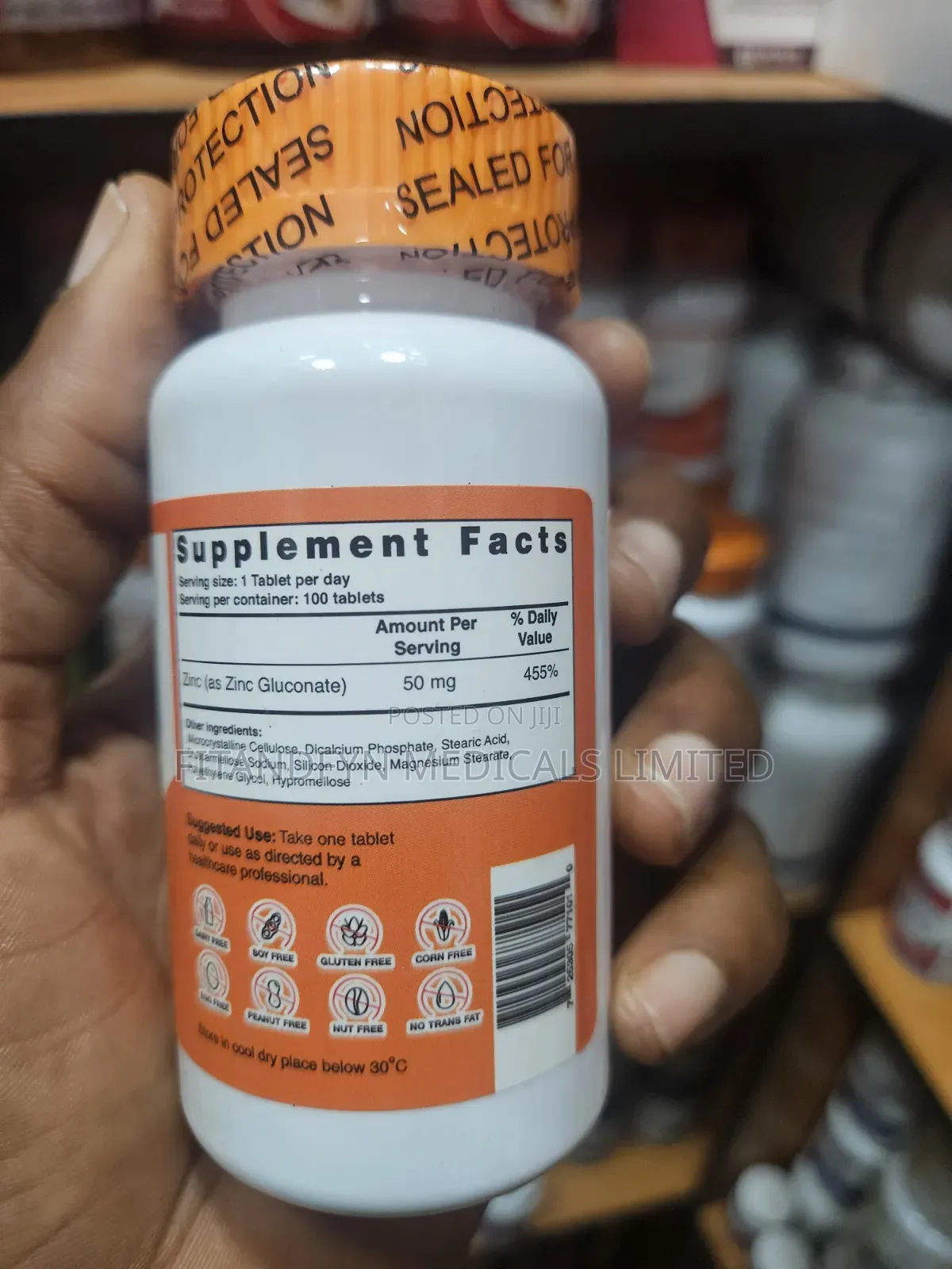 Zinc 50 Mg