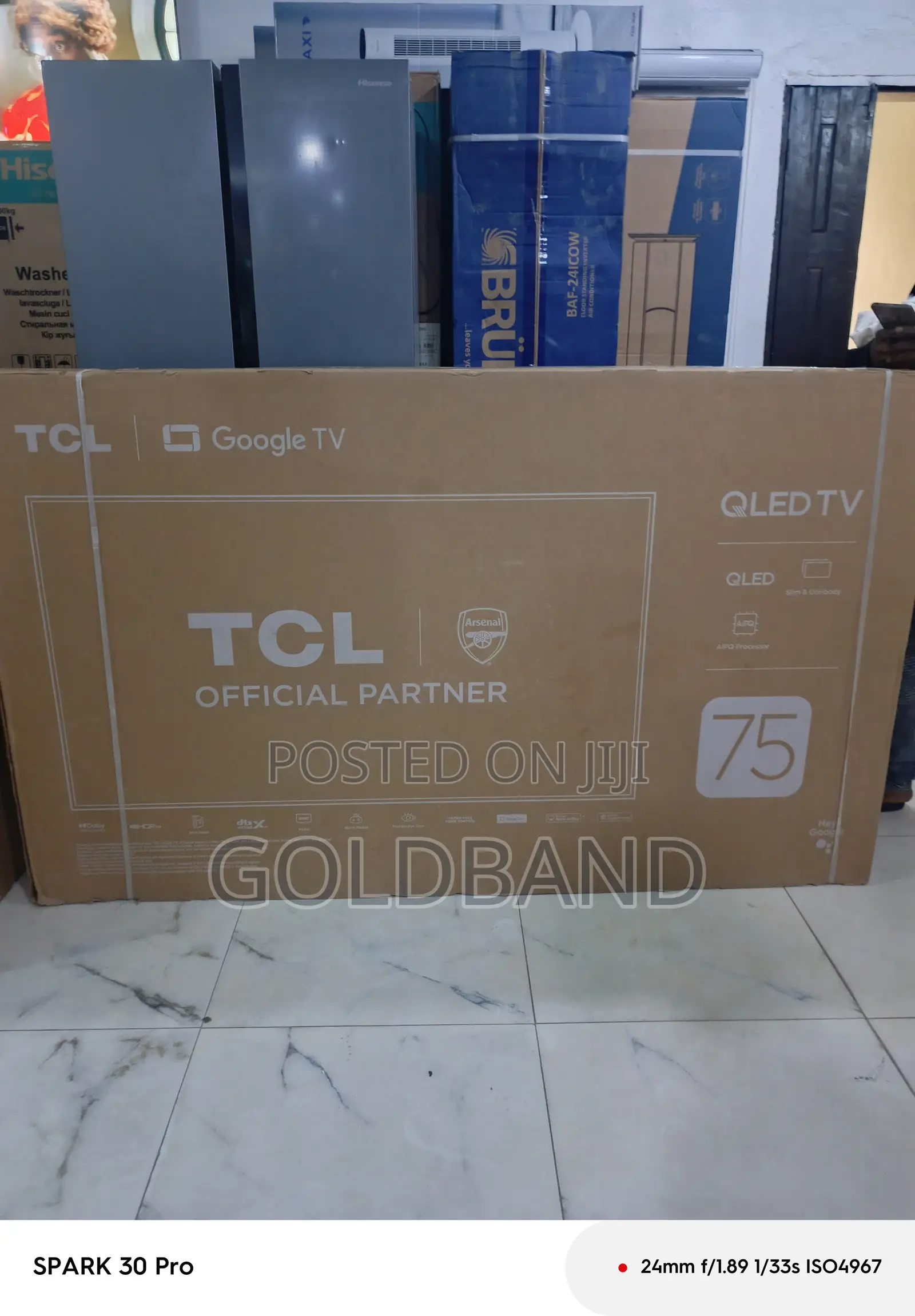 TCL 75-Inch Google Qled Tv 75p7k