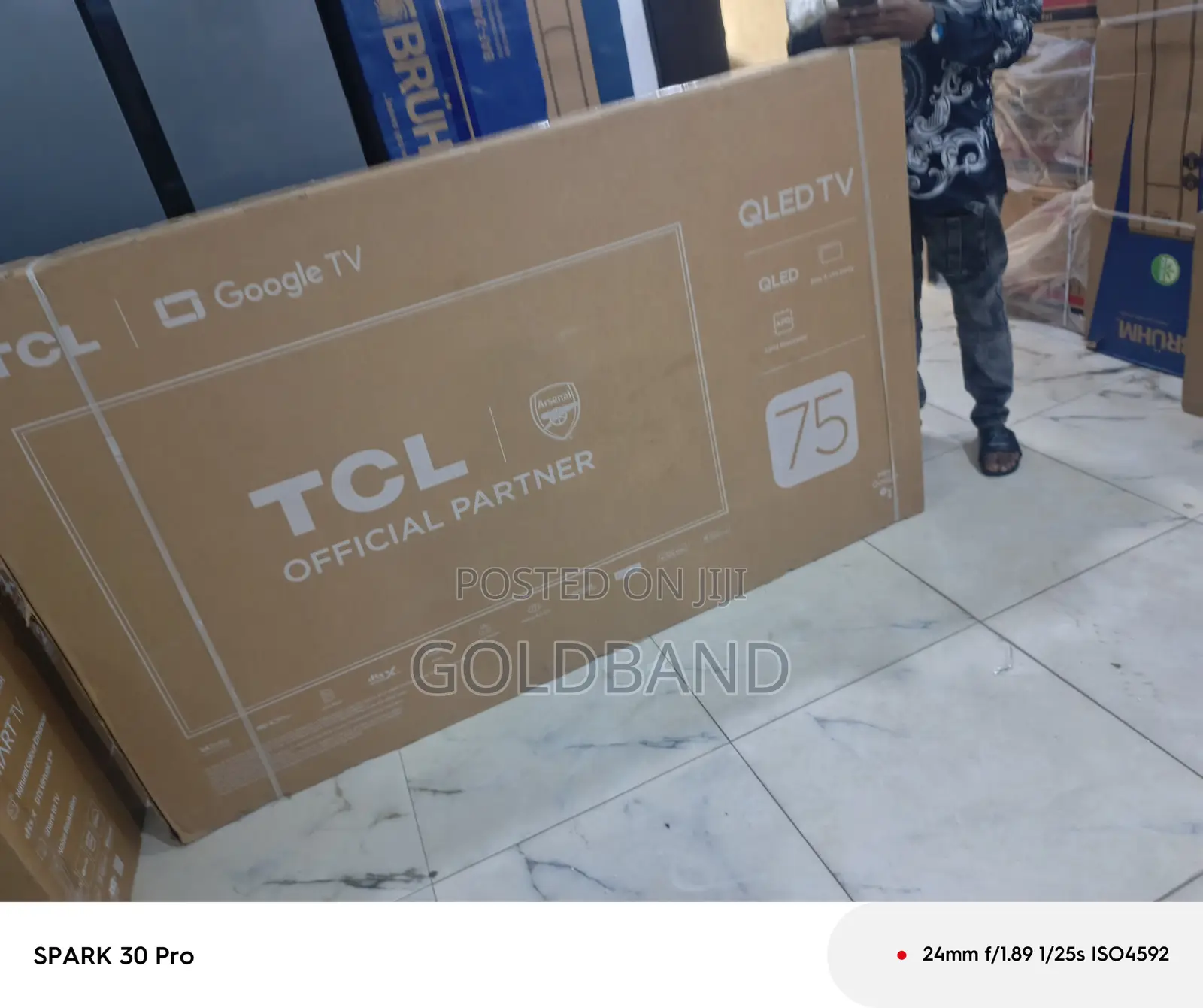 TCL 75-Inch Google Qled Tv 75p7k