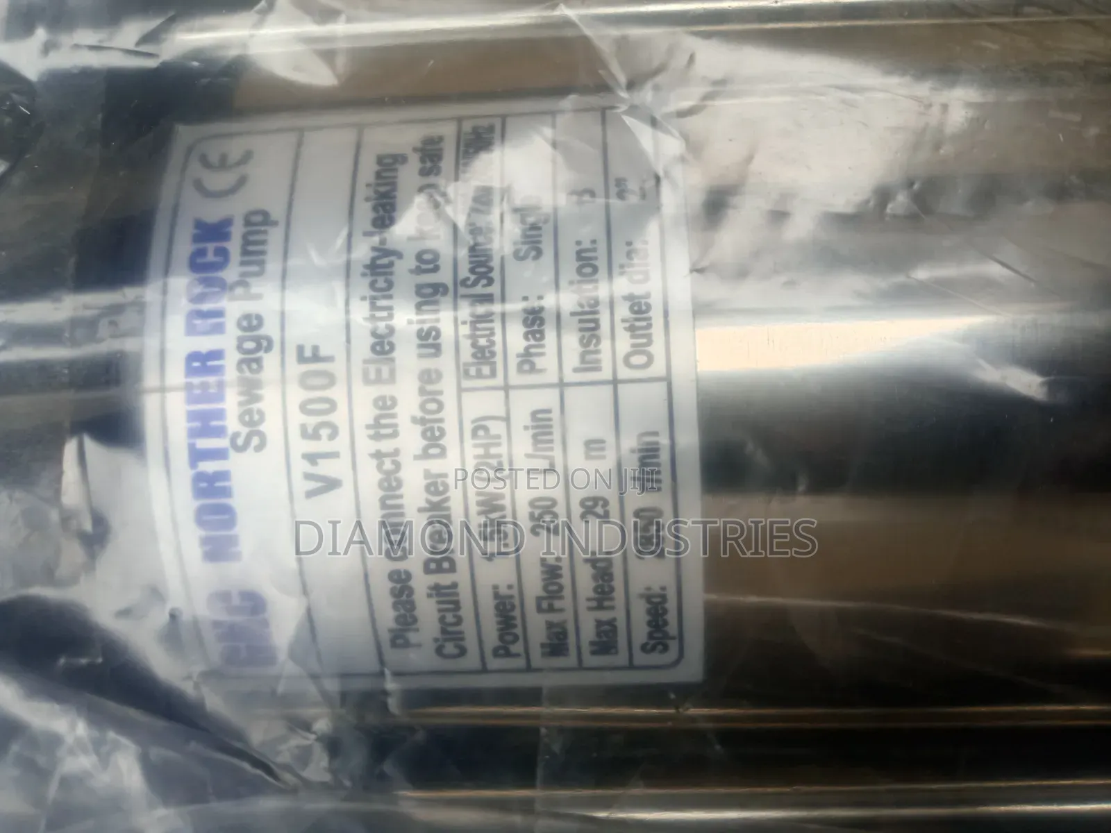 Sewage Pumping Material