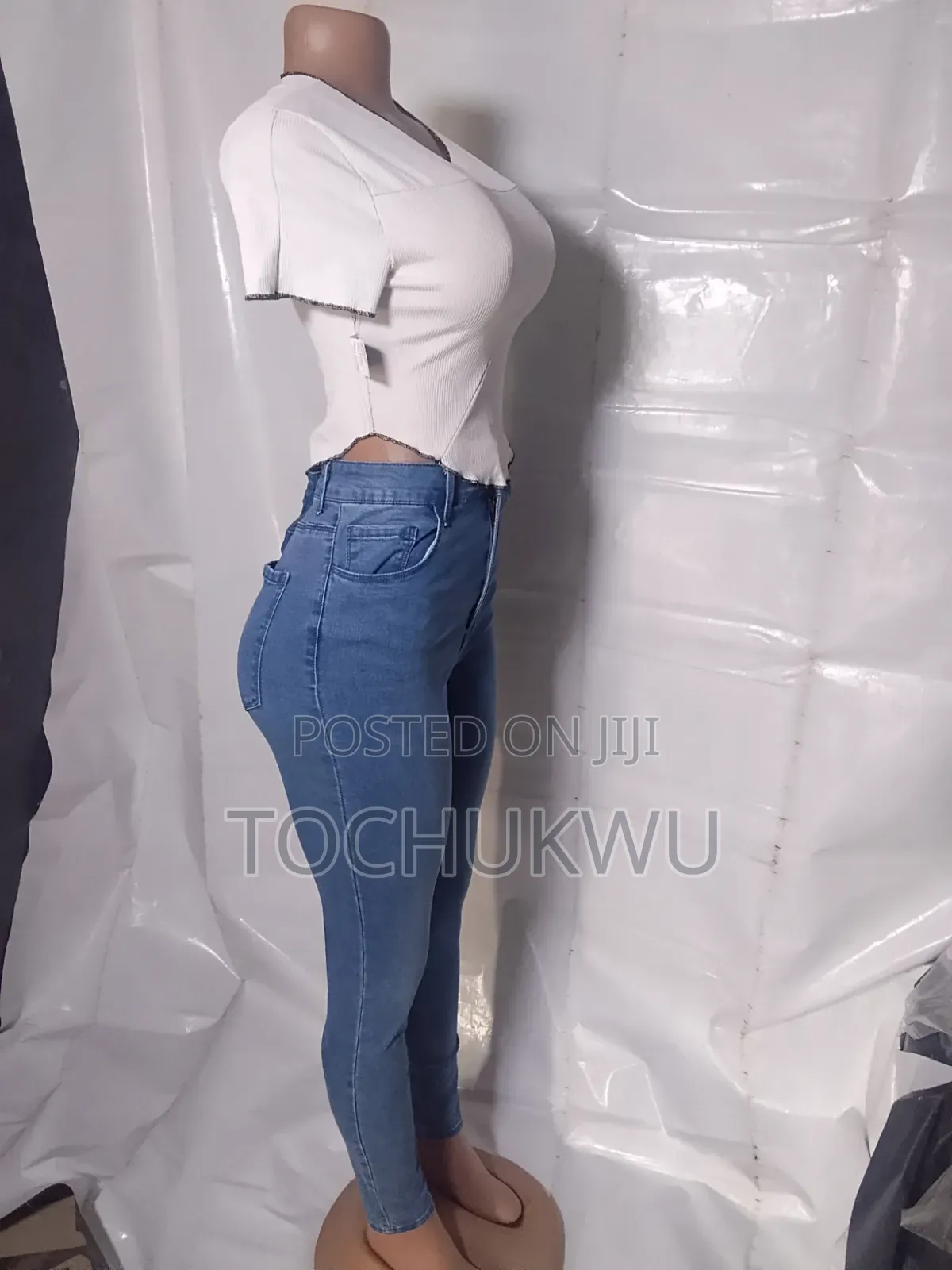 First Grade Thrift Ladies High Waist Skinny Jeans