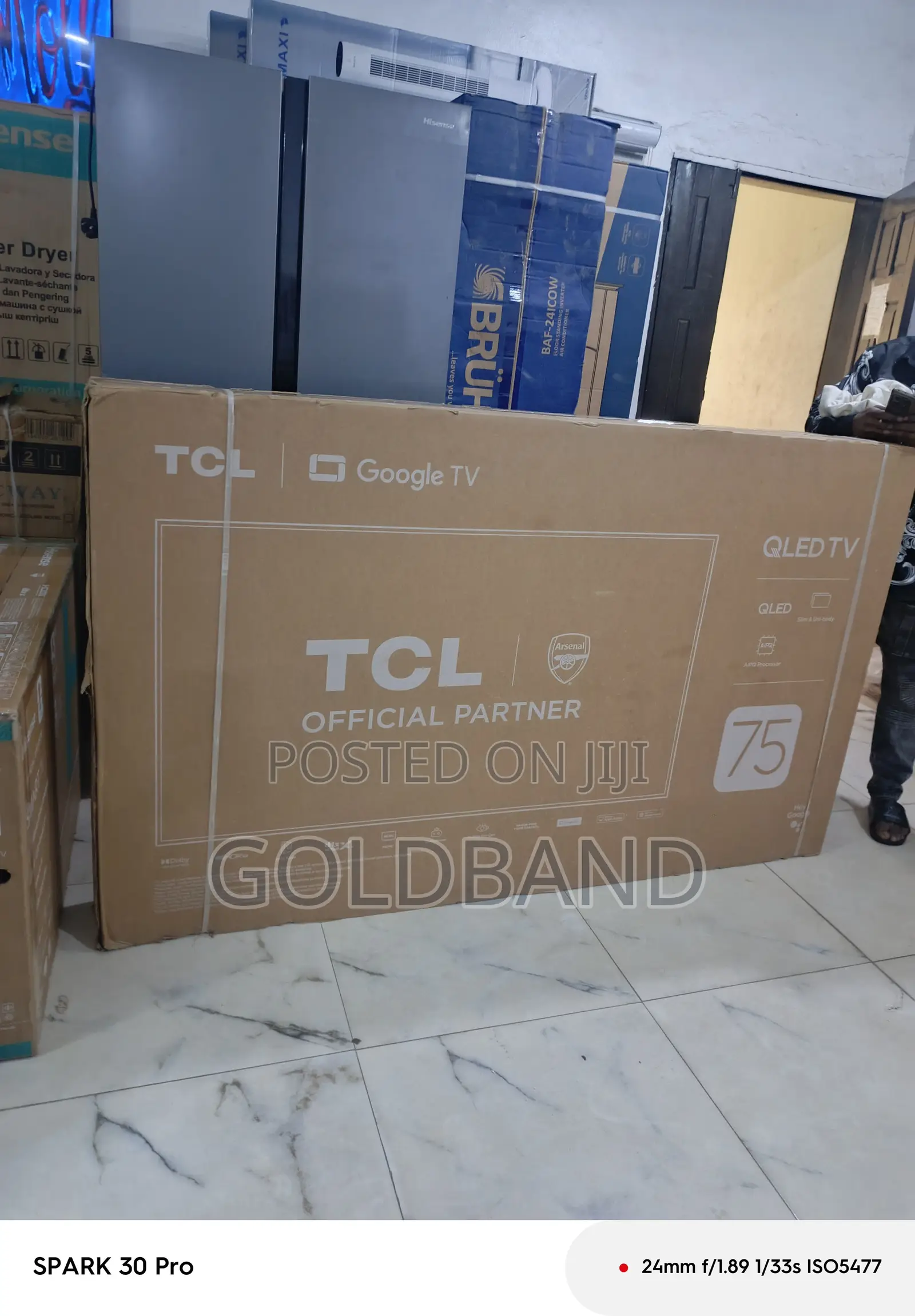 TCL 75-Inch Crystal Qled Tv 75p7k