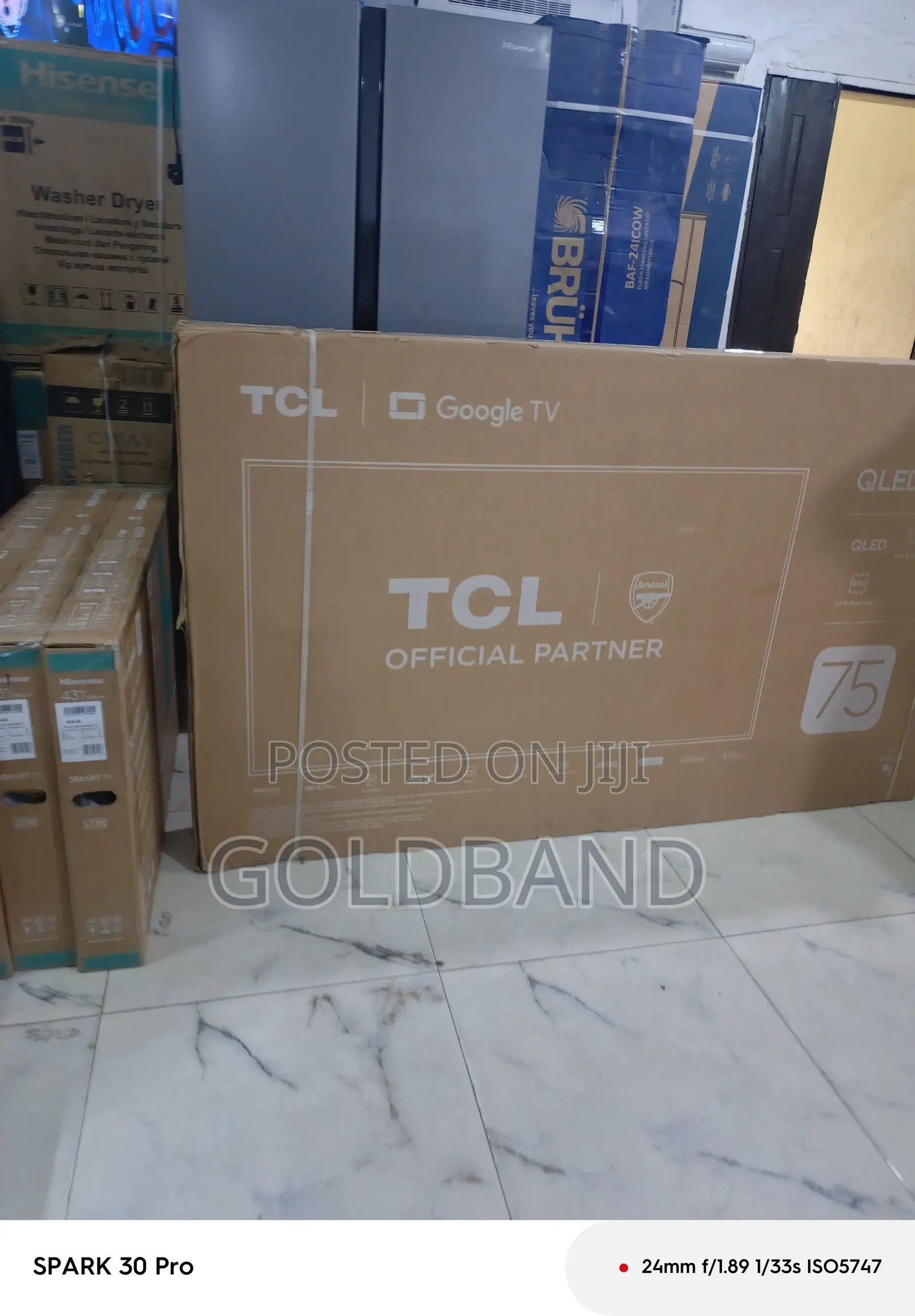 TCL 75-Inch Crystal Qled Tv 75p7k