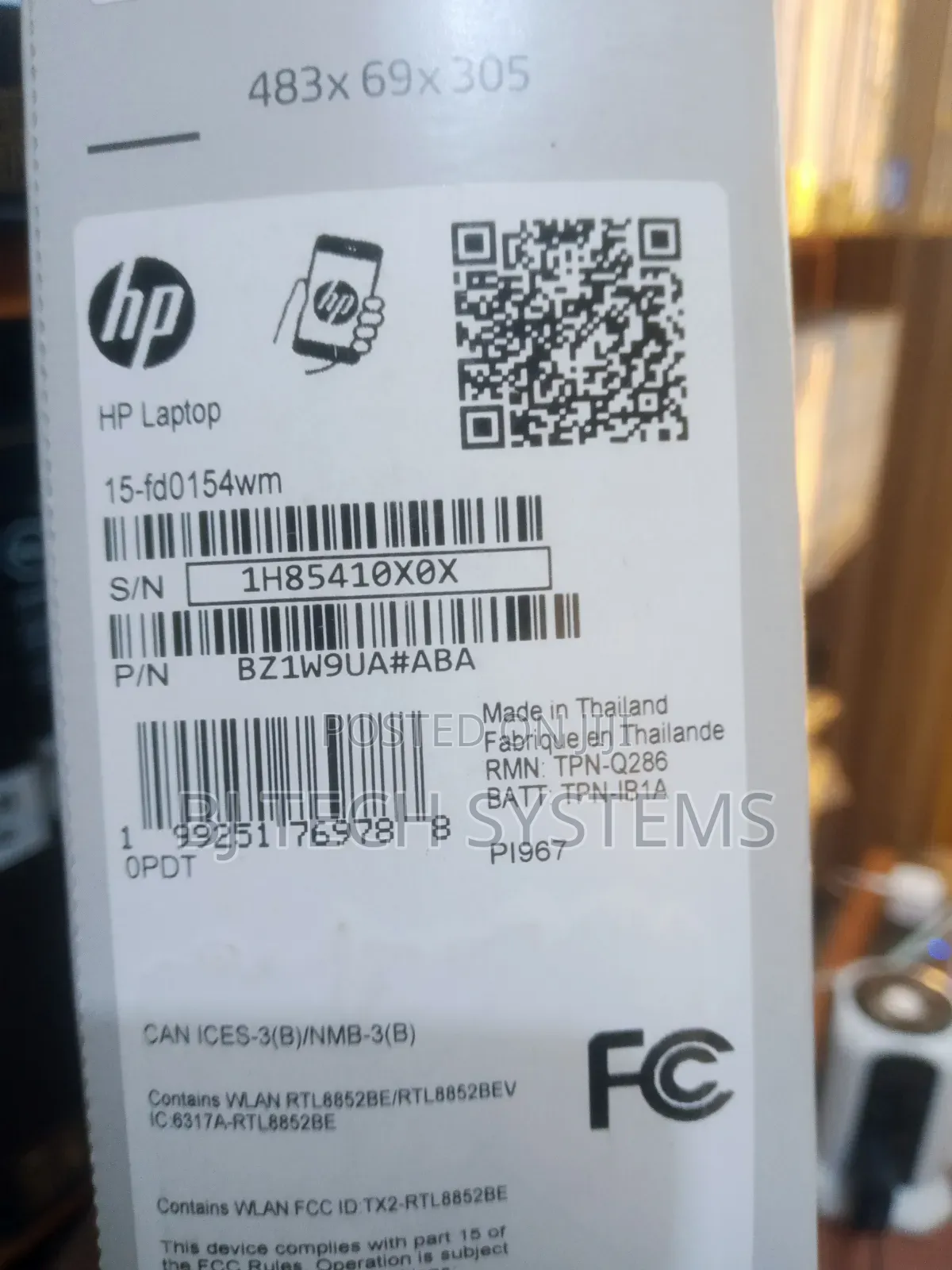 New Laptop HP 15 8GB Intel Core i5 SSD 512GB