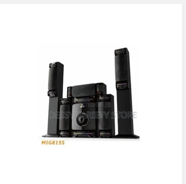 Mi+ 5.1ch Home Theater System – 100w Subwoofer +5 Satellite Speakers