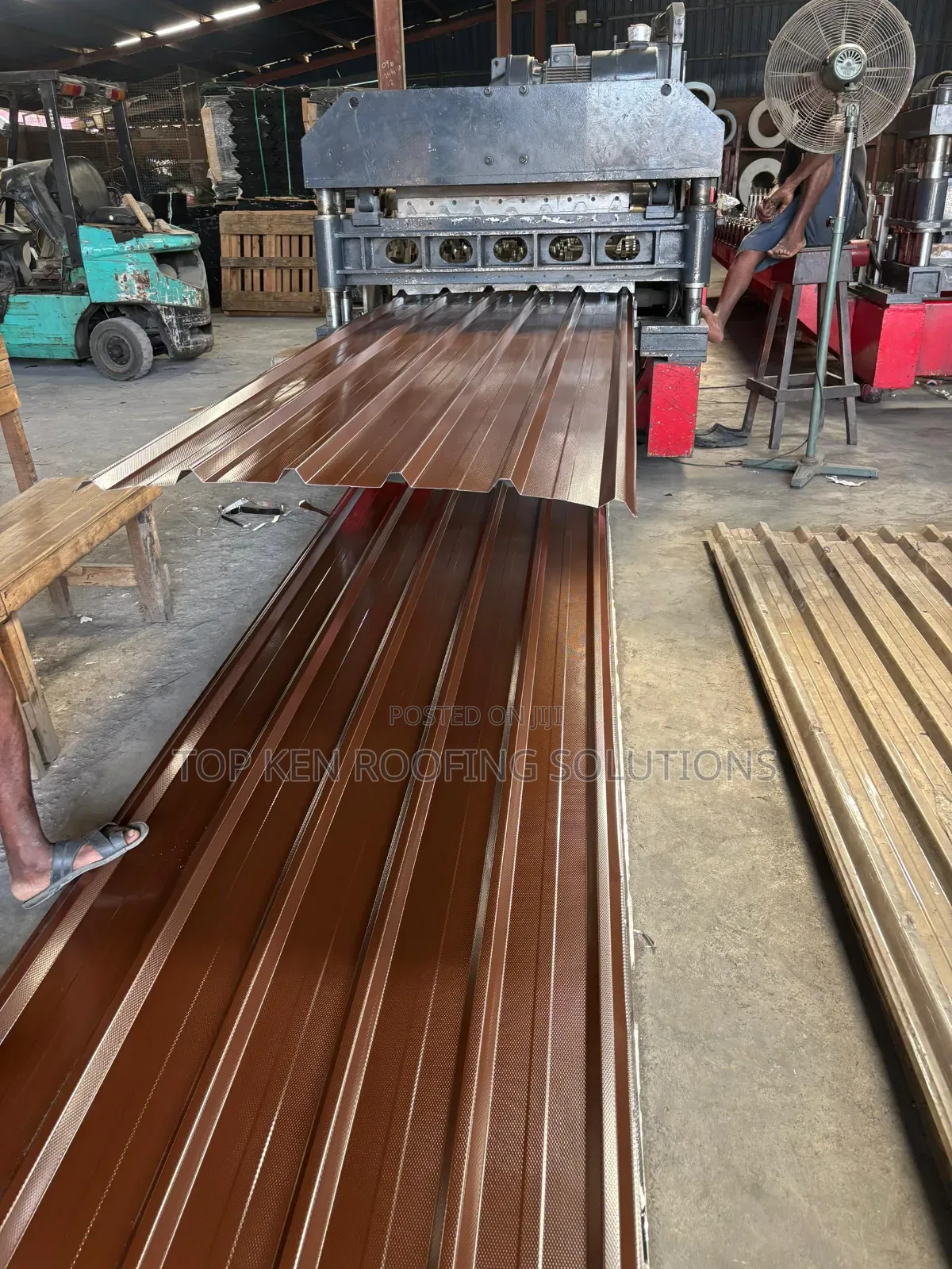 Premium 0.55mm Nut Brown Longspan Aluminum Roofing Sheets