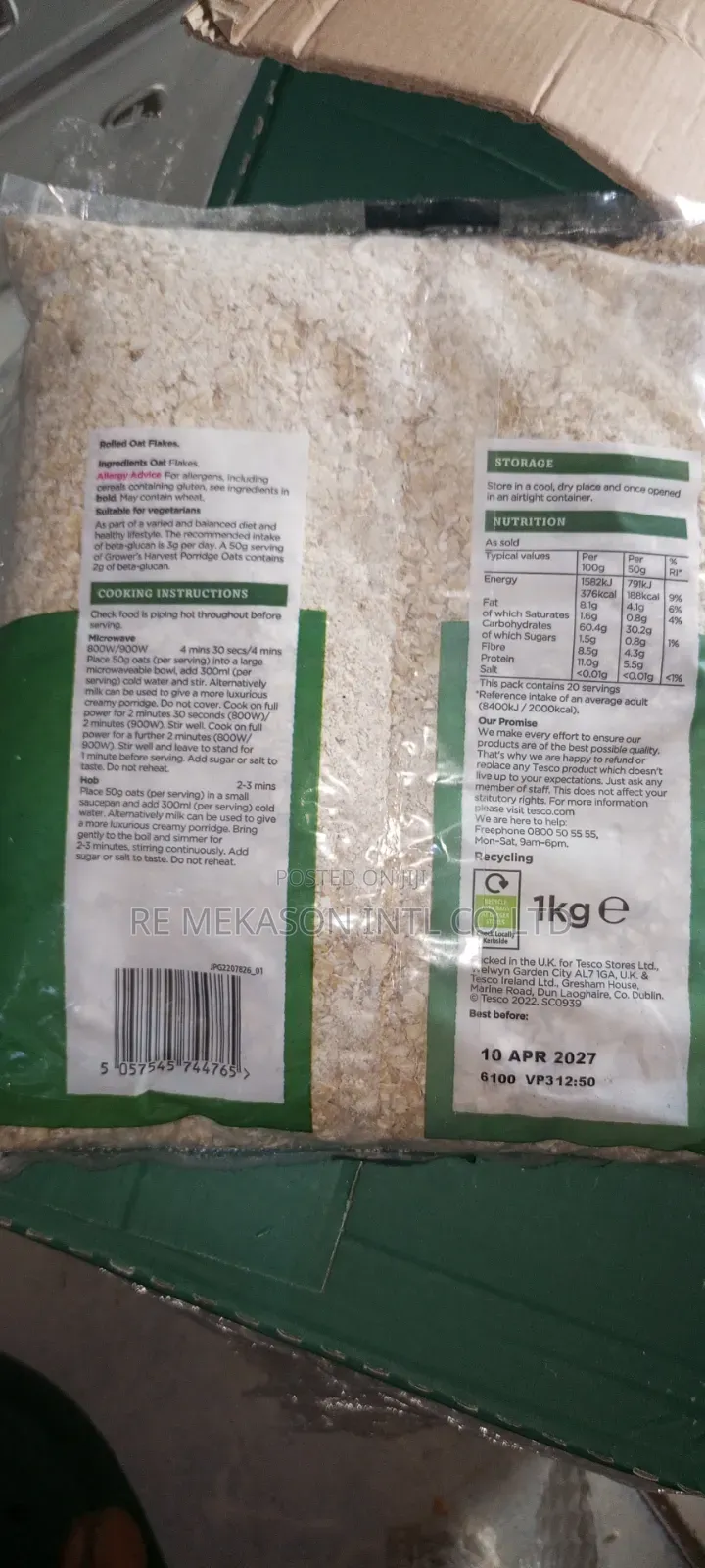 The Grower's Harvest Porridge Oats