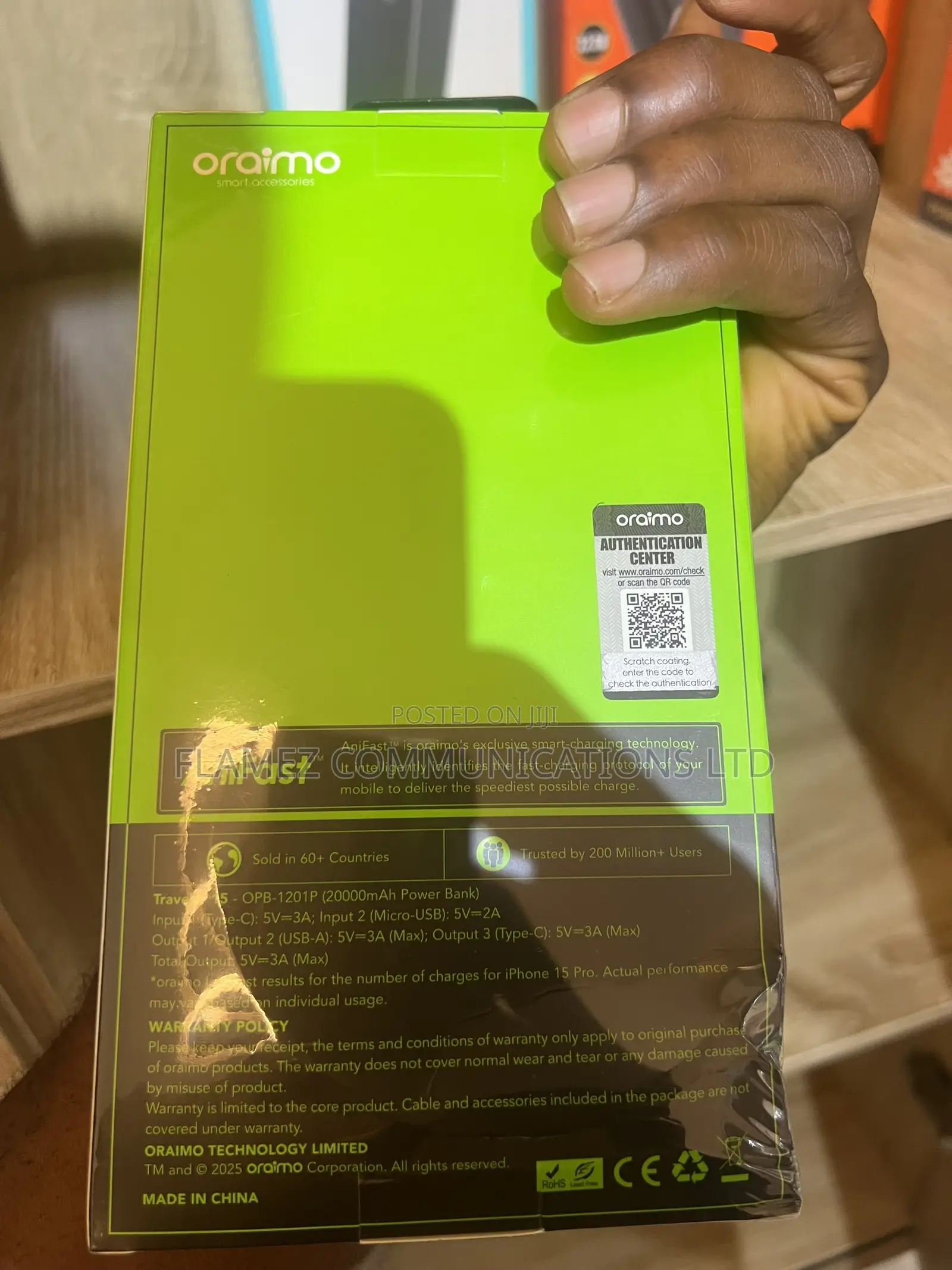 Oraimo 20,000mah Powerbank
