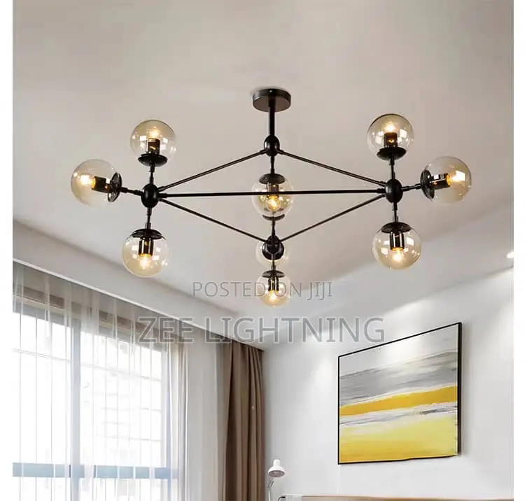 Nordic Chandelier by 10glass (Smoky Glass)
