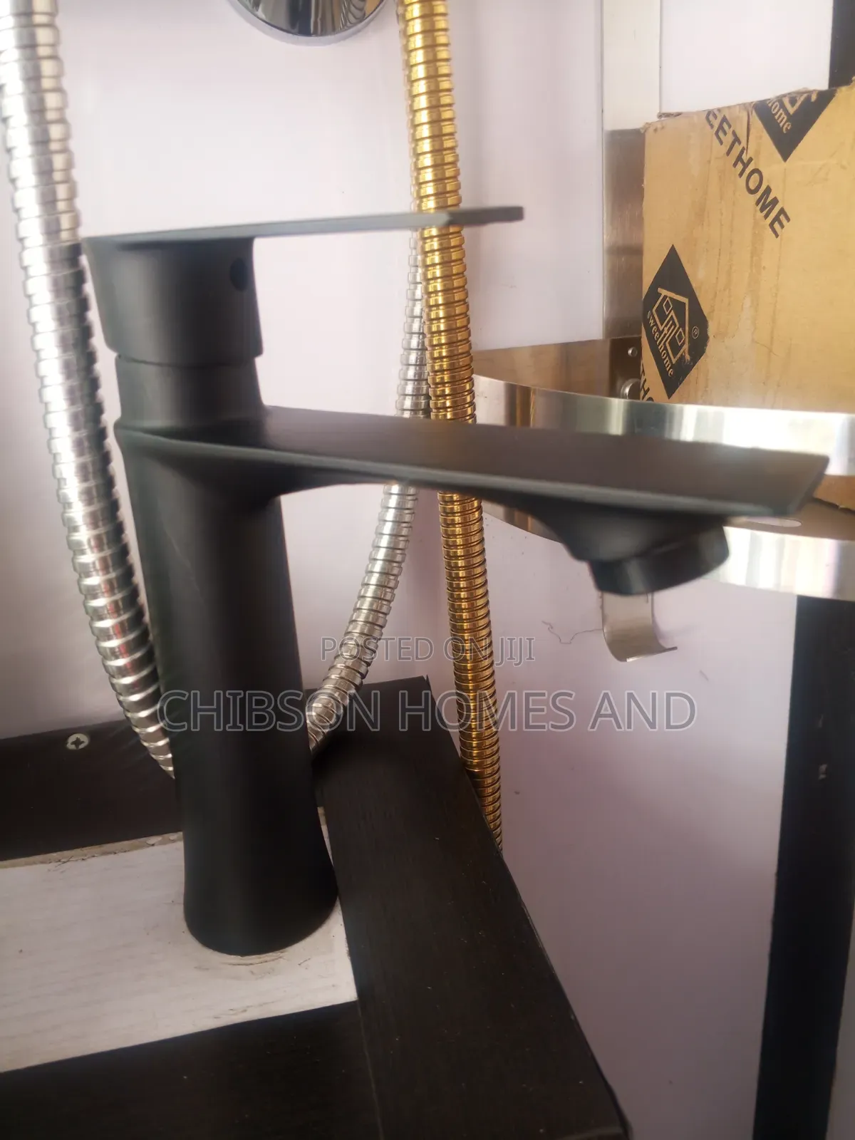 Matte Black Basin Mixer Tap