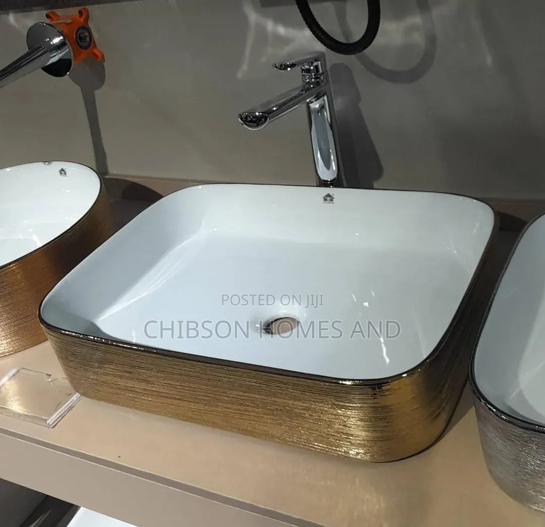 Luxury Gold Countertop Wash Basin