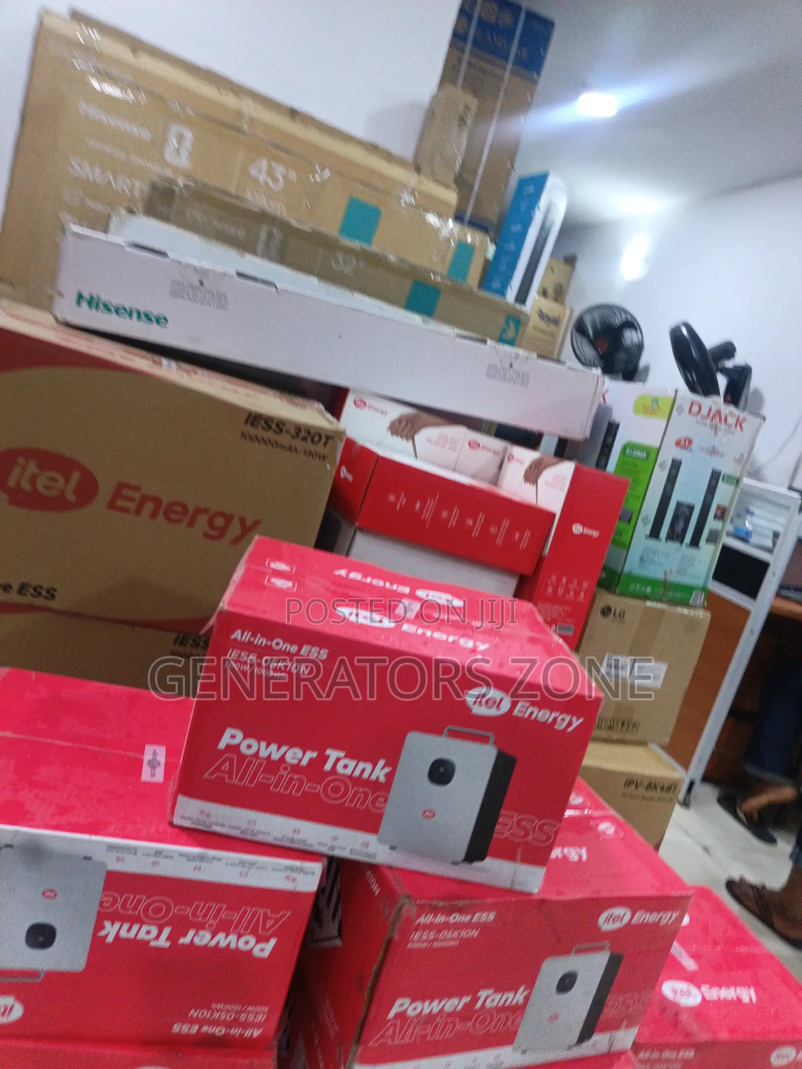Itel 500w Solar Generator With 1000wh Lithium Battery
