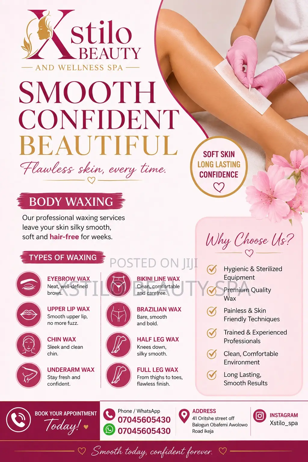 Luxury Pedicure, Manicure and Facial Waxing Services in Ikeja, Lagos