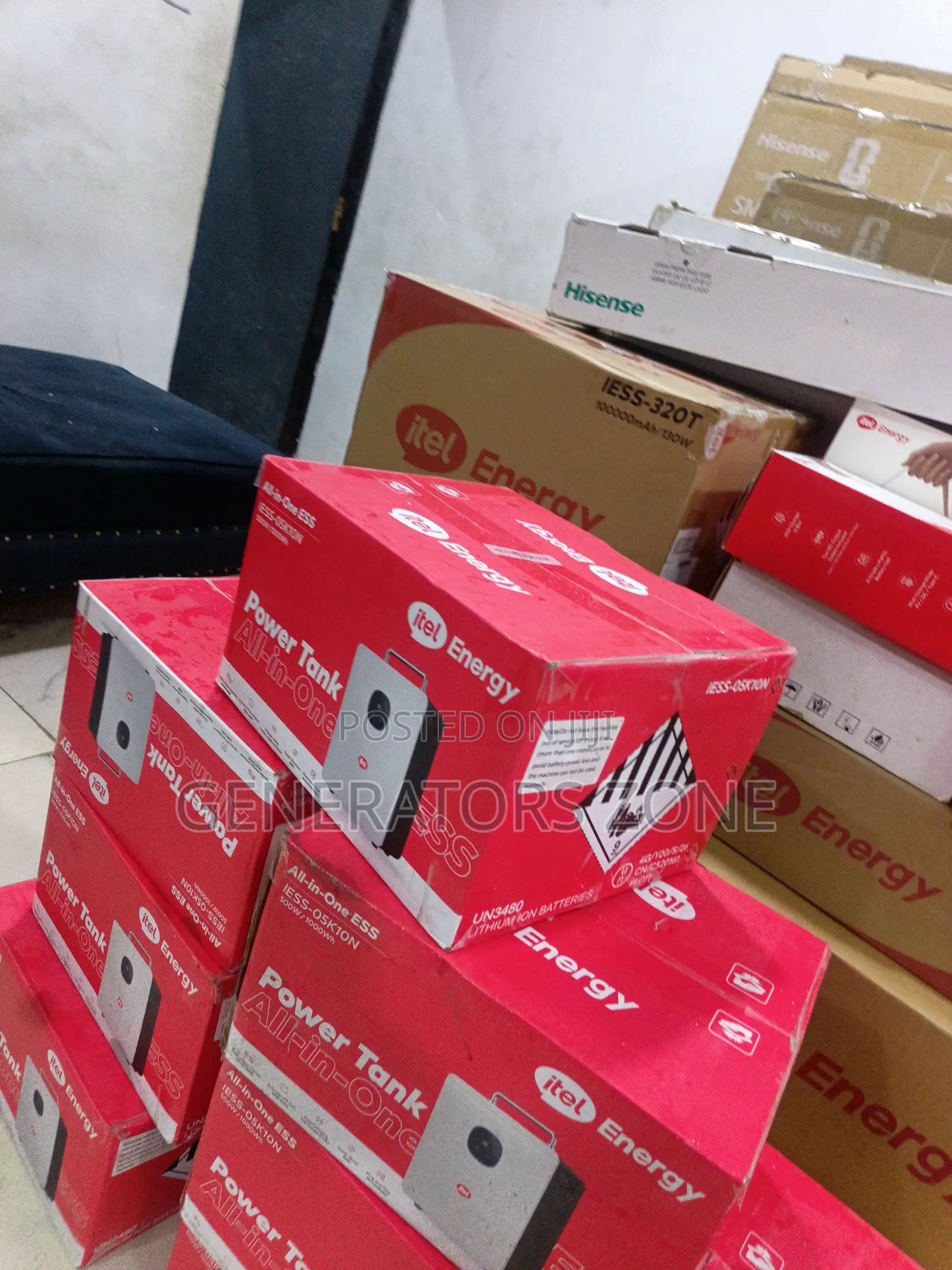 Itel 500w Portable Solar Power Generator 1000wh