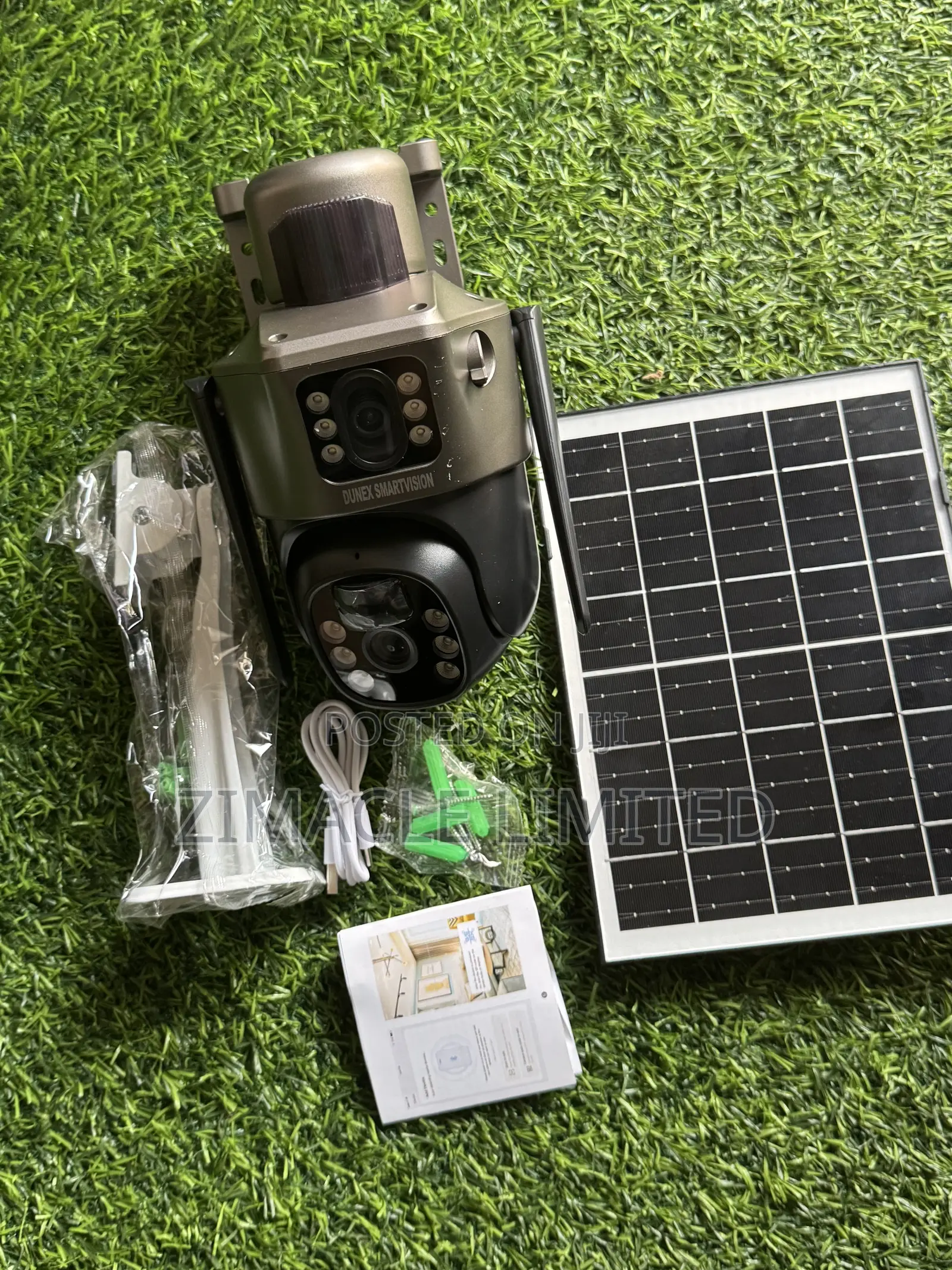Dual Lens Solar CCTV Camera 2lens