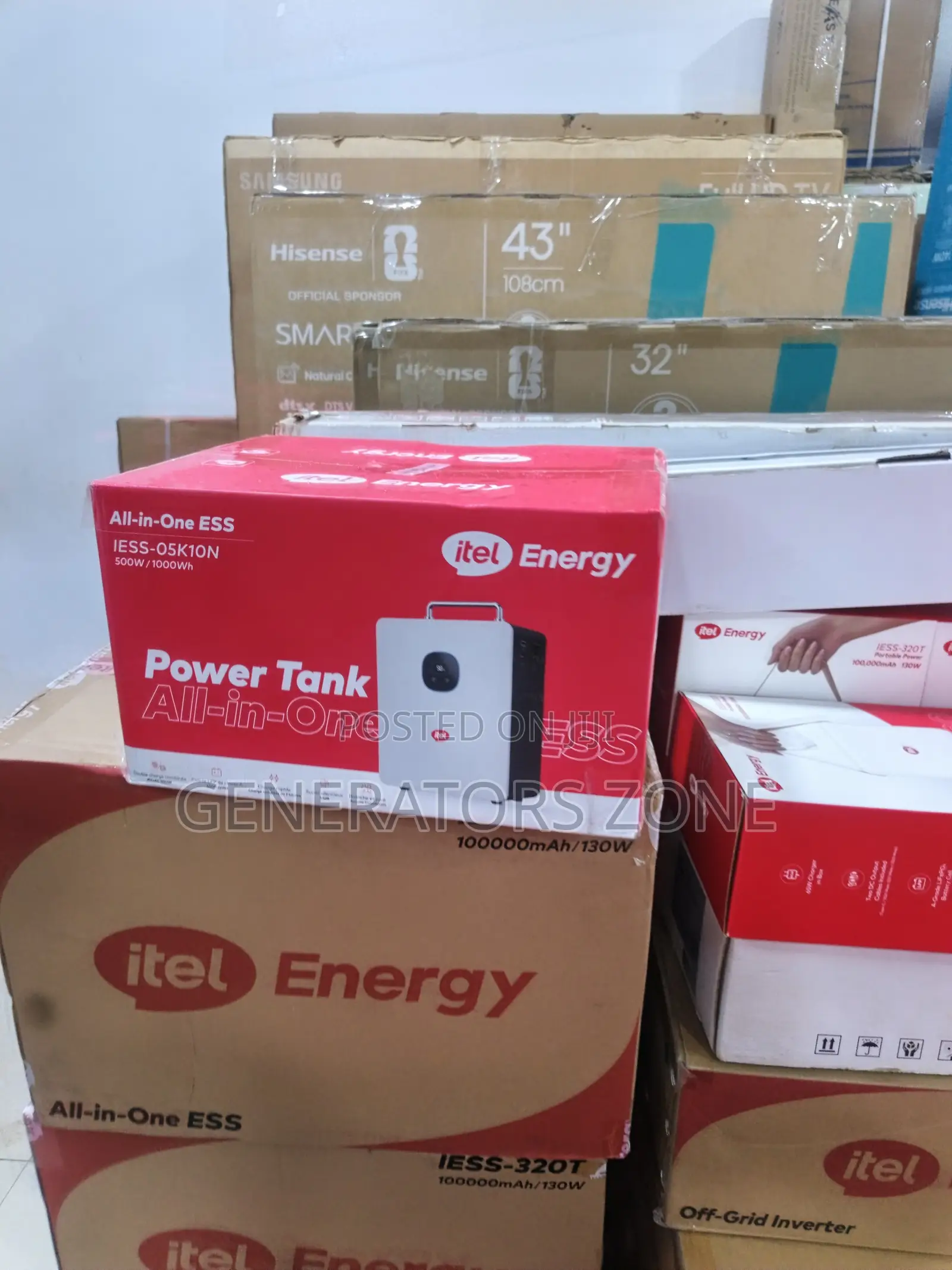 Itel Energy Power Tank 500w Home Backup System