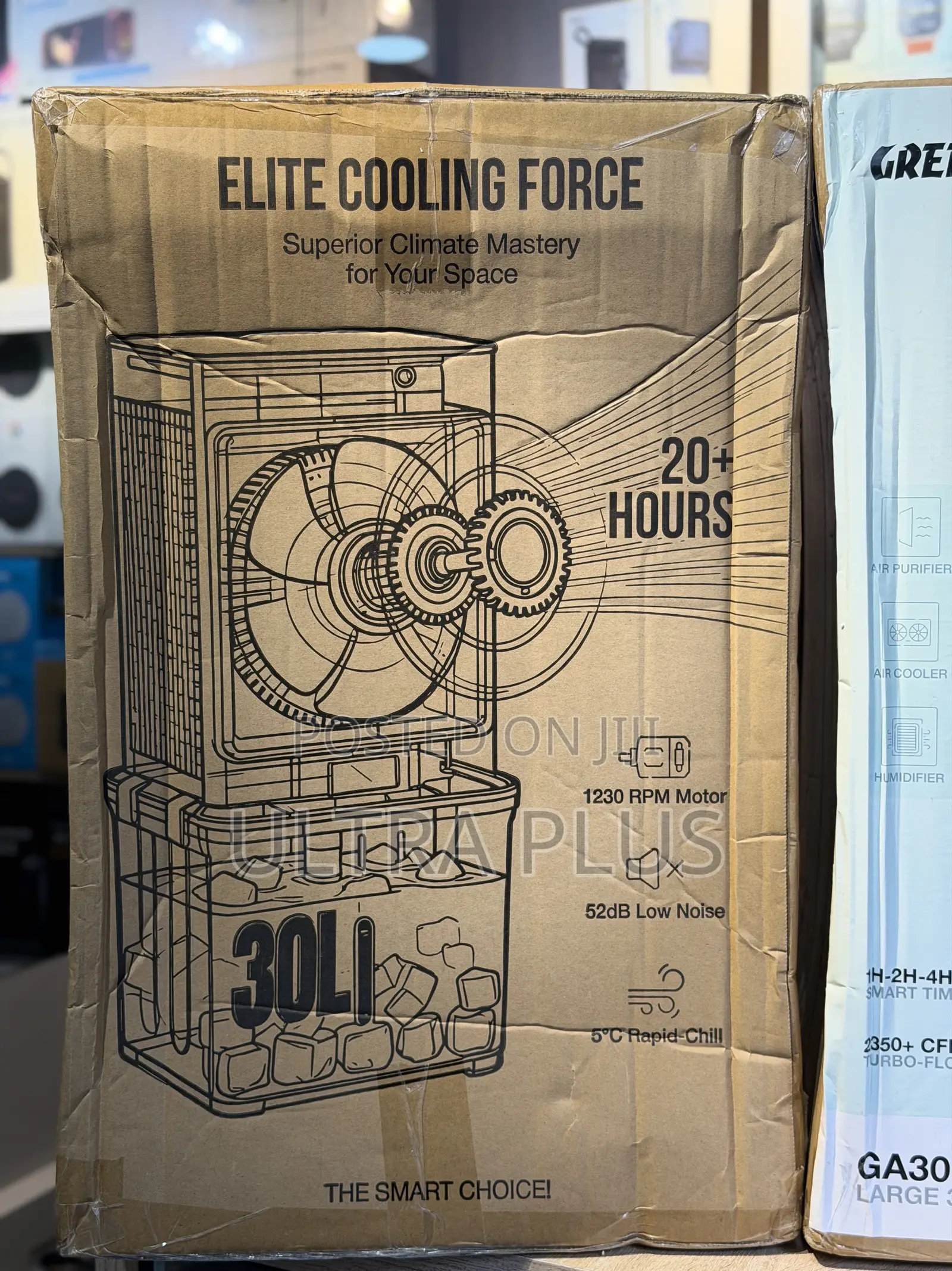 Green Lion Ga30 Air Cooler With Large 30l Reservoir