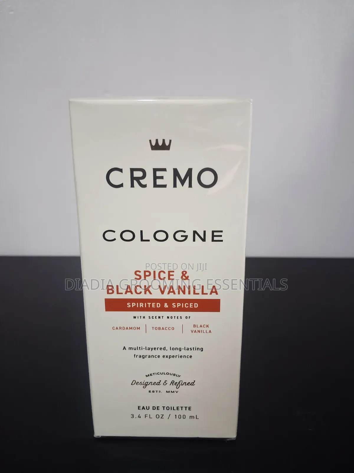 Cremo Spice Black Vanilla Eau De Toilette.
