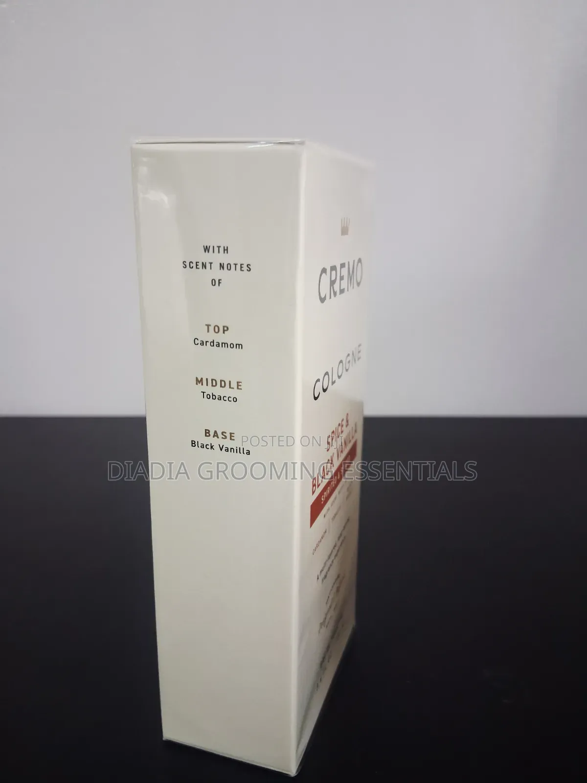 Cremo Spice Black Vanilla Eau De Toilette.