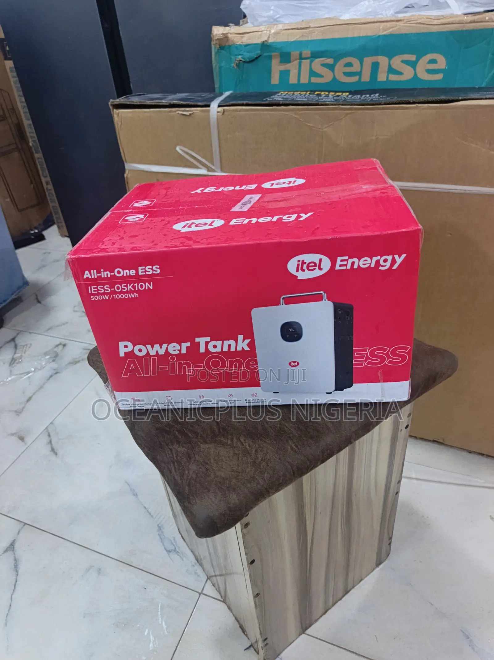 Original Itel Power Tank 500w Portable Solar Generator