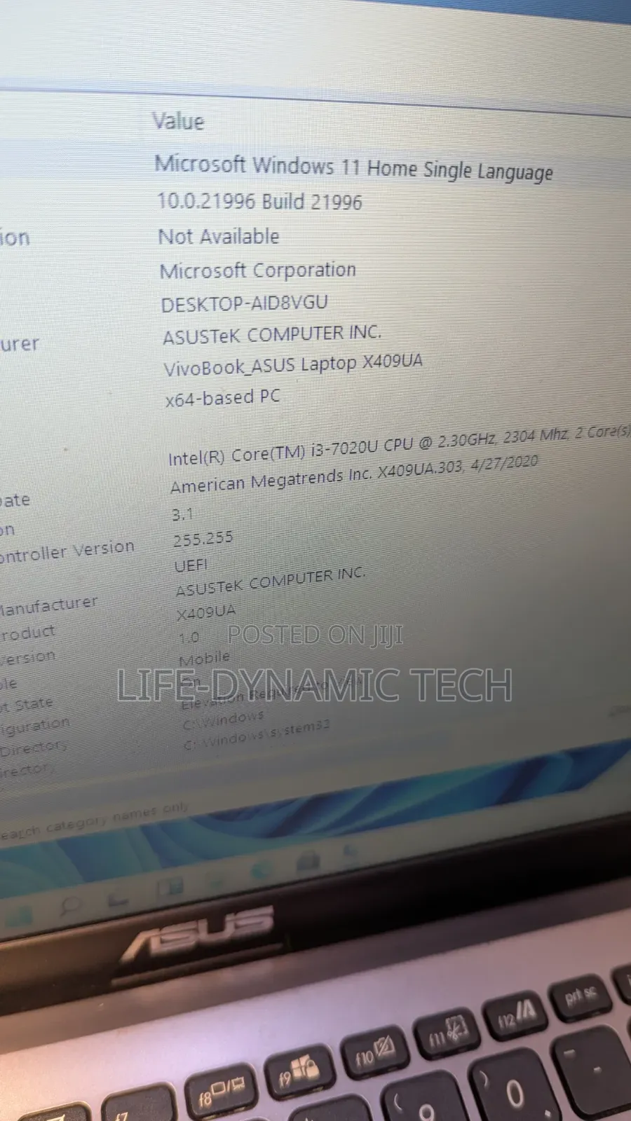 Laptop Asus Vivobook 14 4GB Intel Core i3 SSD 128GB