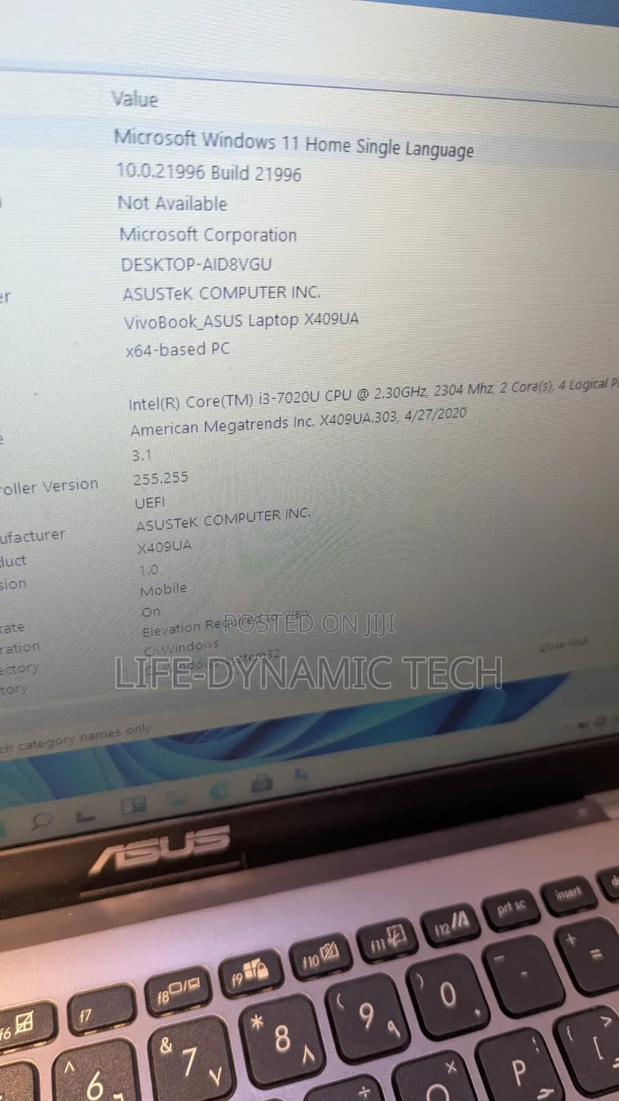 Laptop Asus Vivobook 14 4GB Intel Core i3 SSD 128GB
