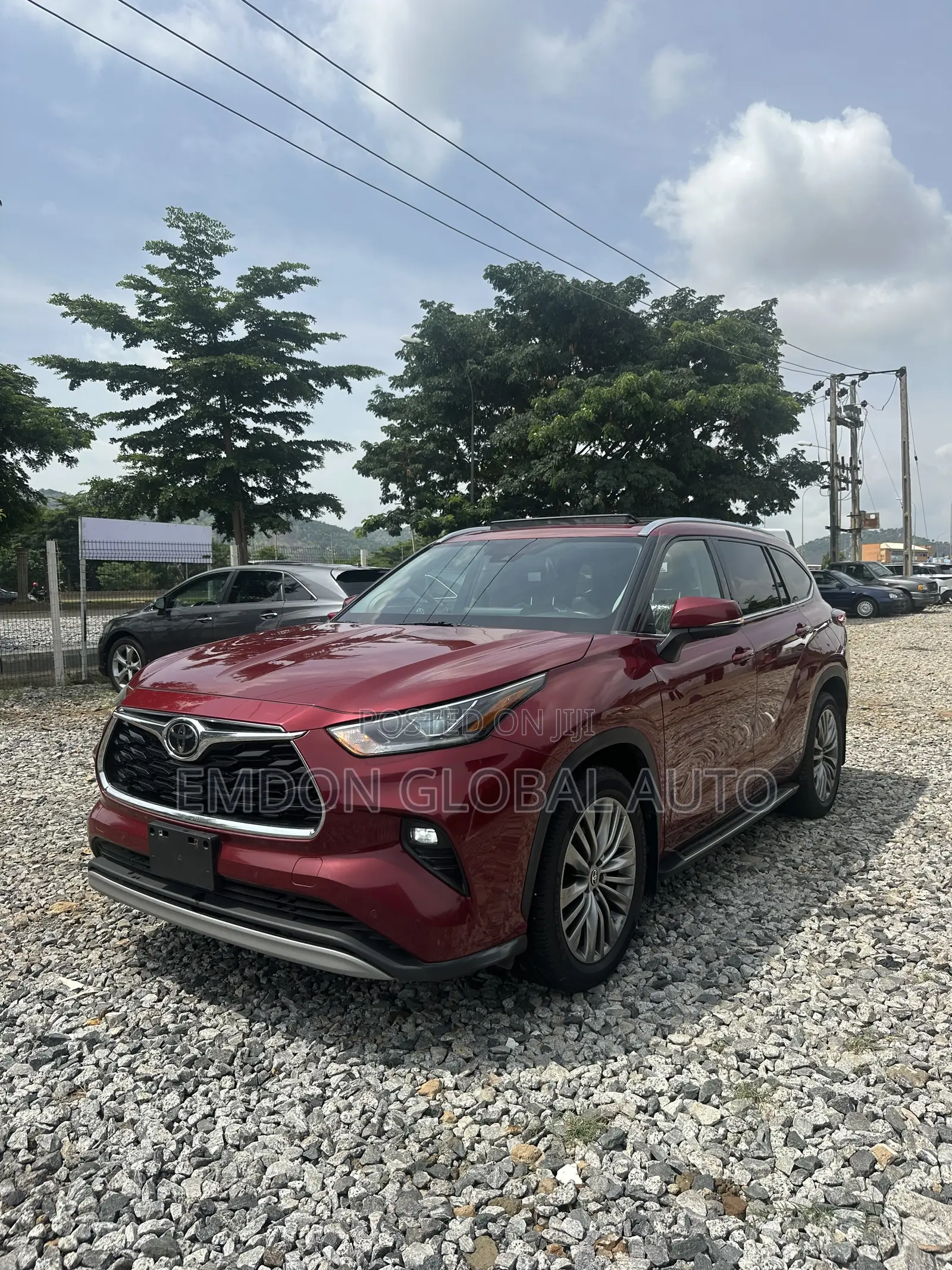 Toyota Highlander Platinum 2021 Red
