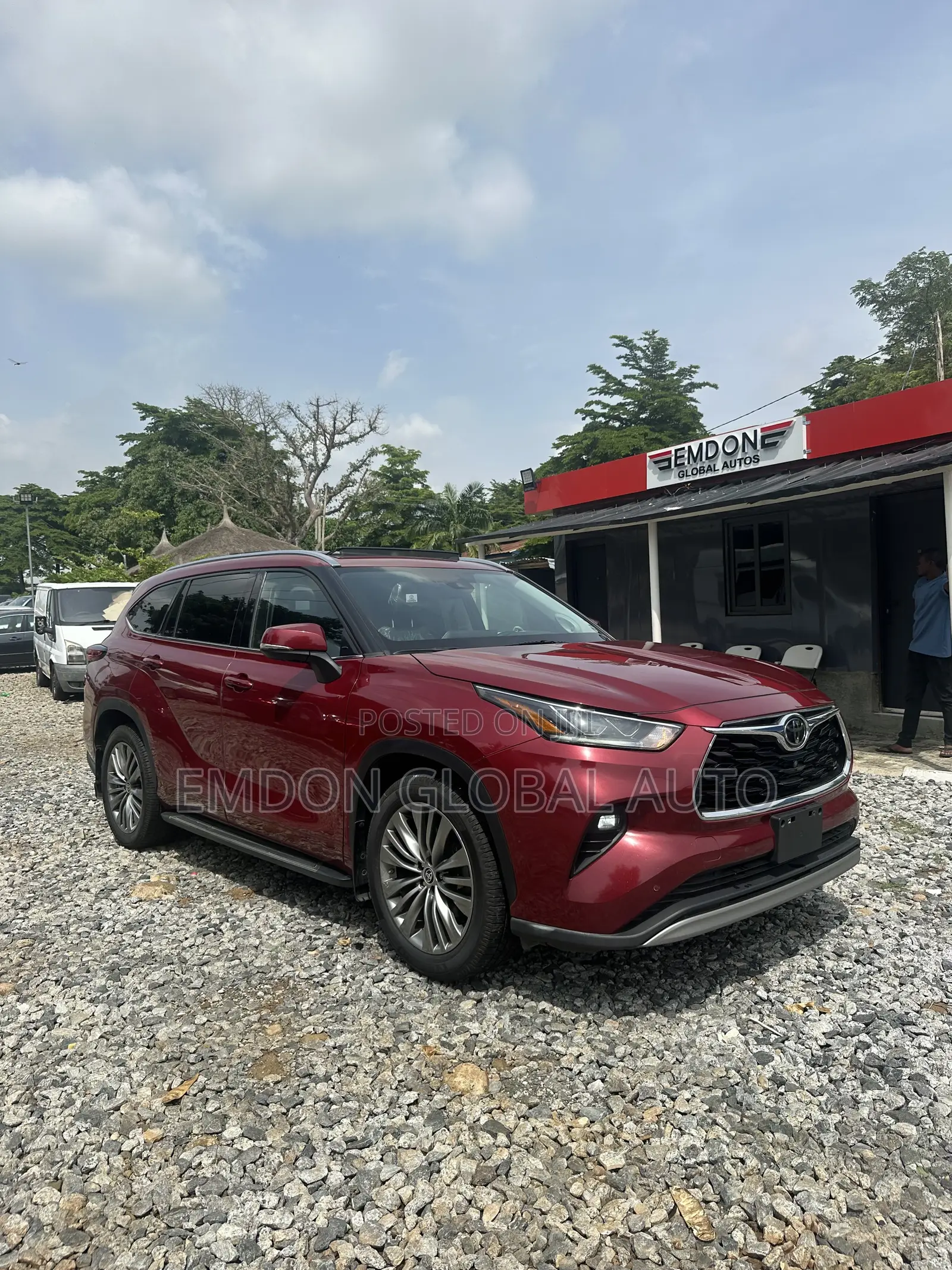 Toyota Highlander Platinum 2021 Red
