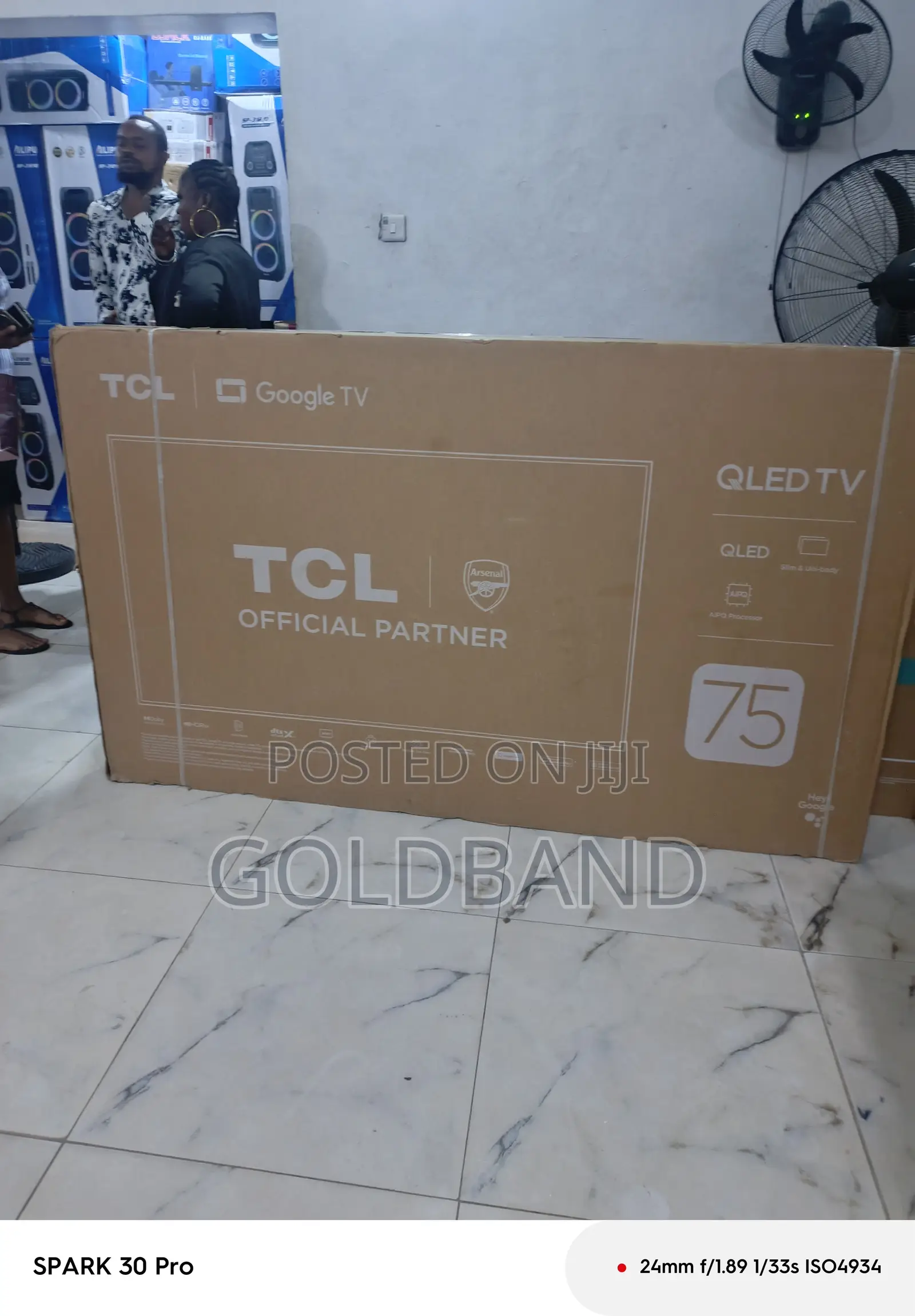 TCL 75-Inch Vibrant Qled Tv 75p7k